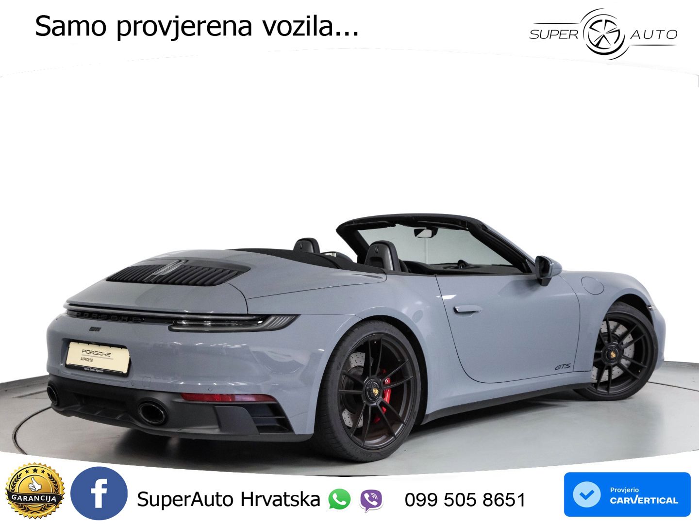 Porsche 911 Carrera GTS Cabriolet 3.0 (480 KS) PDK