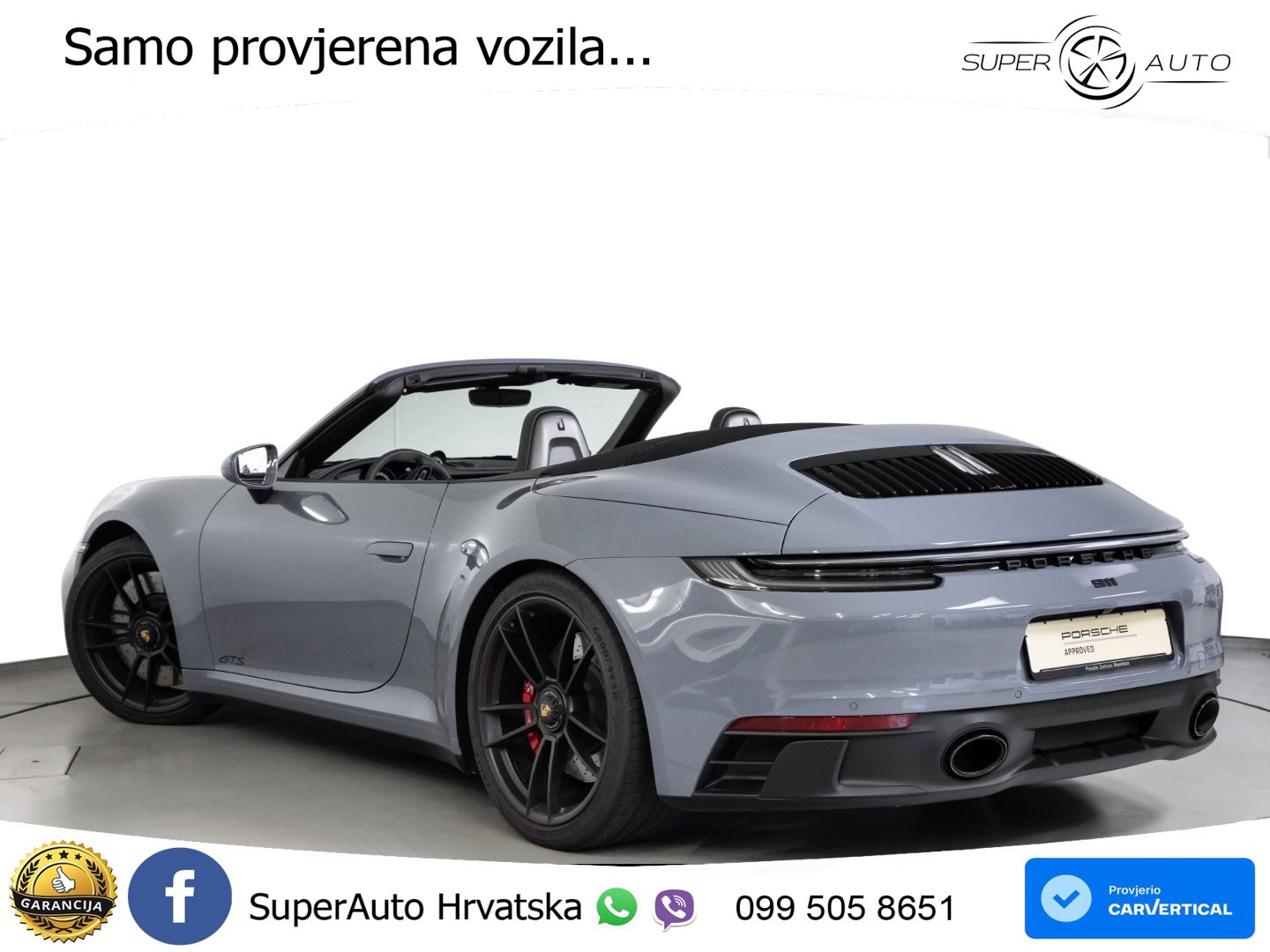Porsche 911 Carrera GTS Cabriolet 3.0 (480 KS) PDK