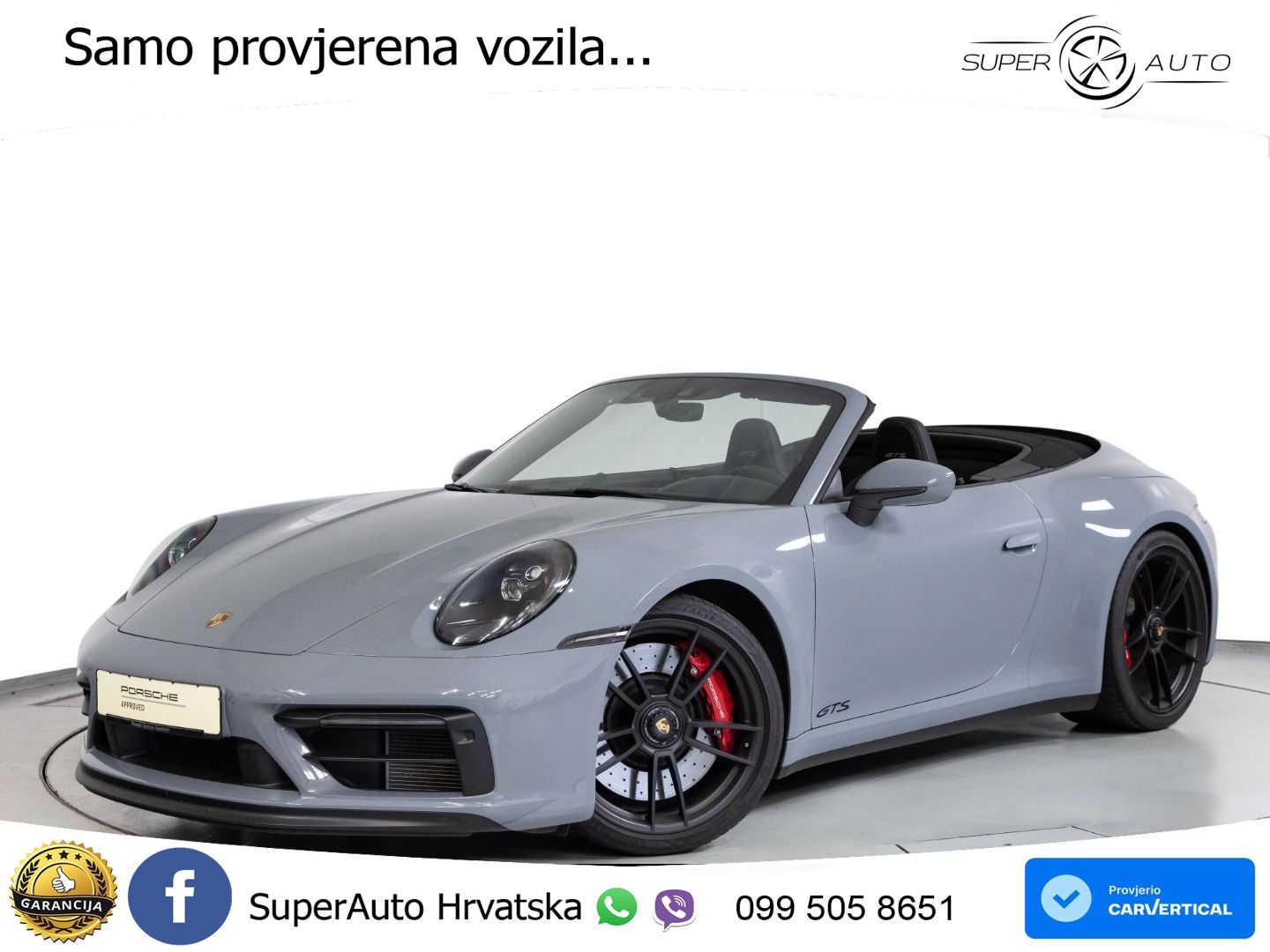 Porsche 911 Carrera GTS Cabriolet 3.0 (480 KS) PDK