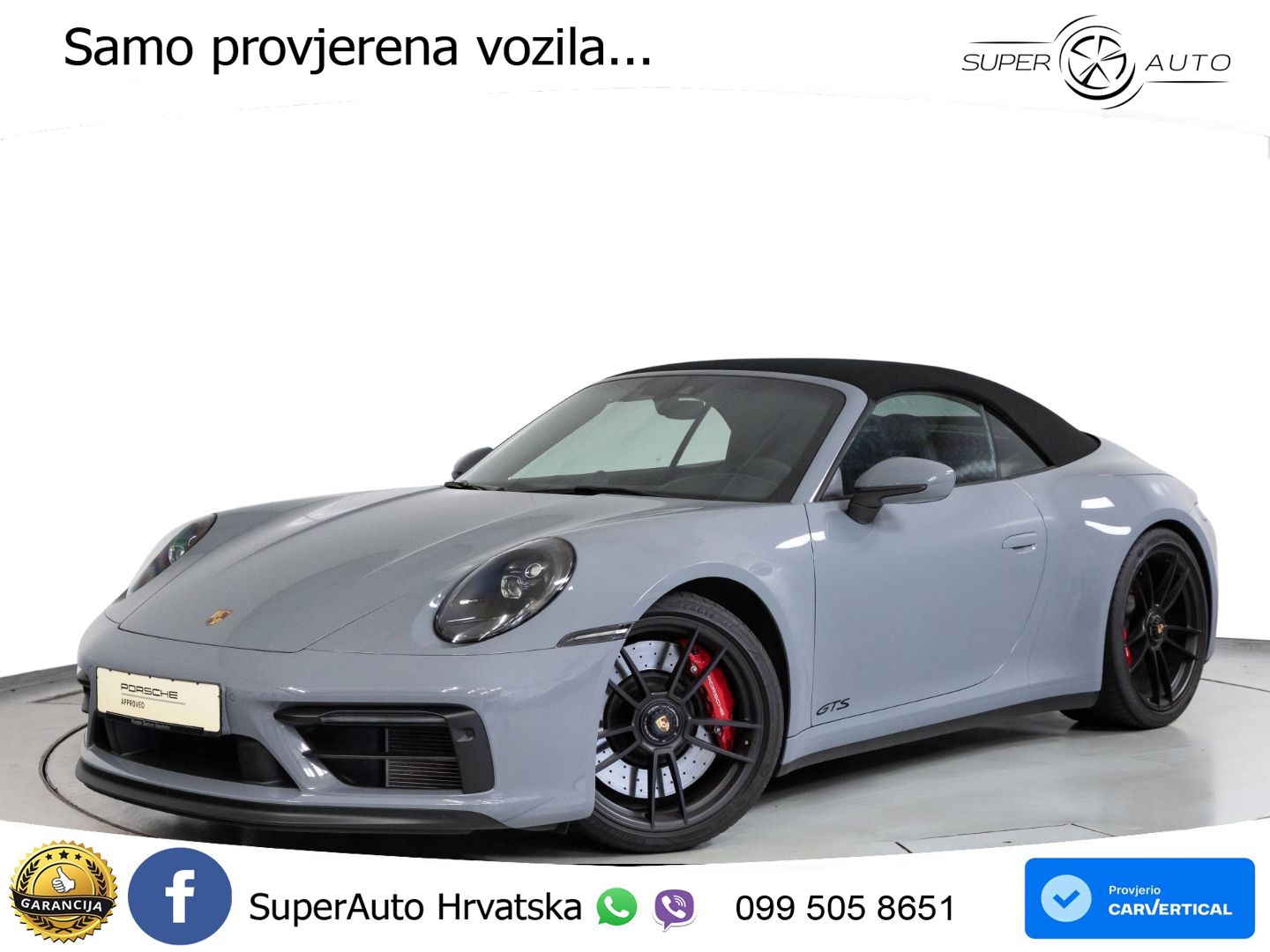 Porsche 911 Carrera GTS Cabriolet 3.0 (480 KS) PDK