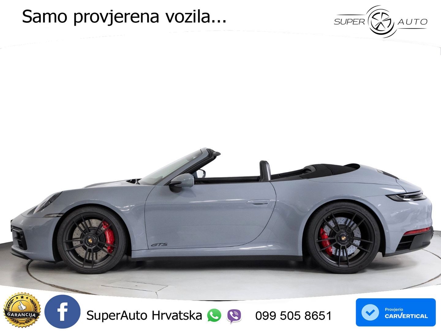 Porsche 911 Carrera GTS Cabriolet 3.0 (480 KS) PDK