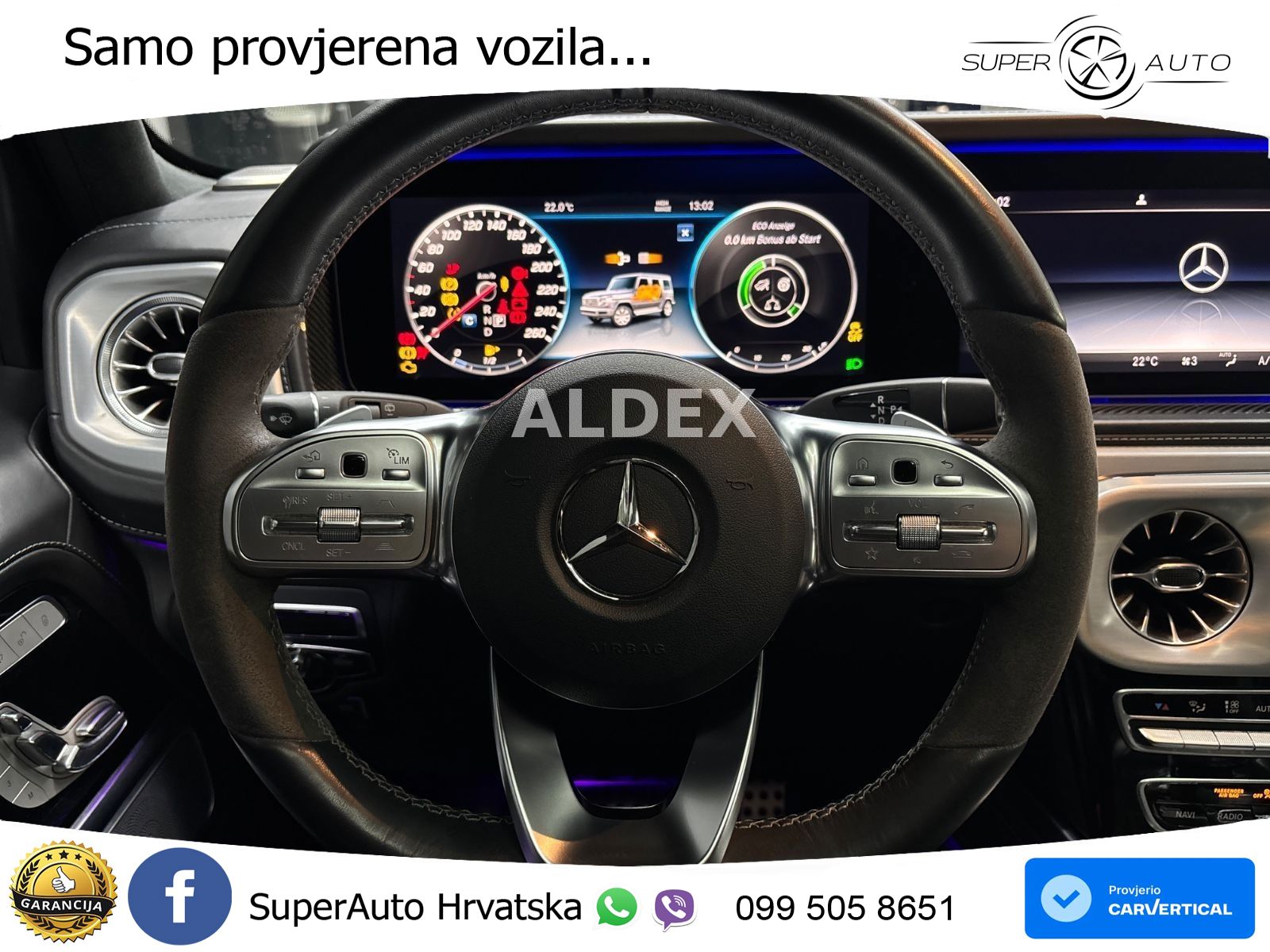 Mercedes G 500 Long V8 (422 KS) 4MATIC 9G-TRONIC Superior ACC+GR SJED+360+PANO