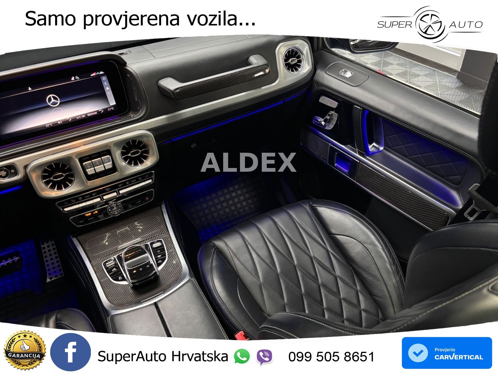 Mercedes G 500 Long V8 (422 KS) 4MATIC 9G-TRONIC Superior ACC+GR SJED+360+PANO