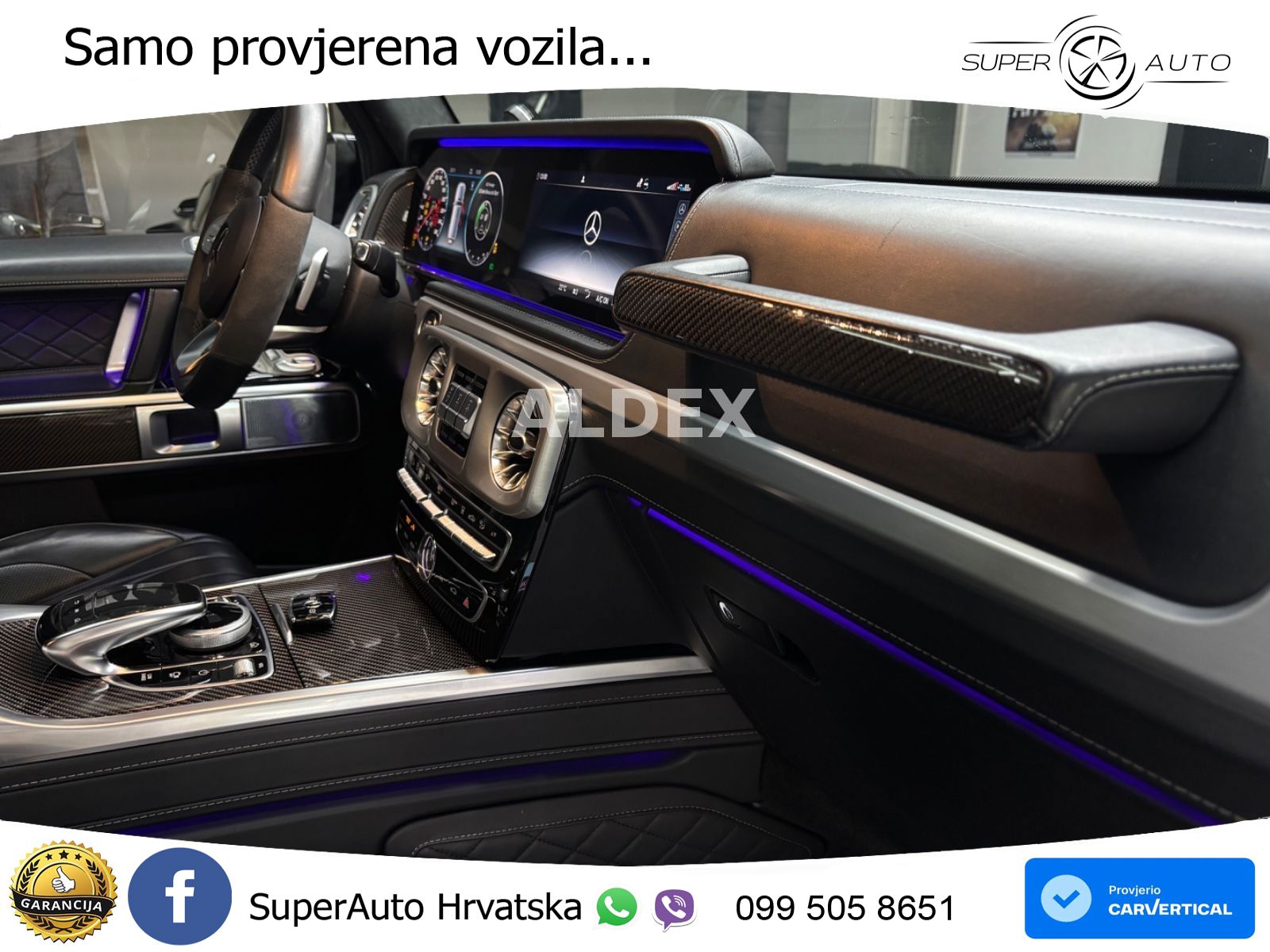 Mercedes G 500 Long V8 (422 KS) 4MATIC 9G-TRONIC Superior ACC+GR SJED+360+PANO