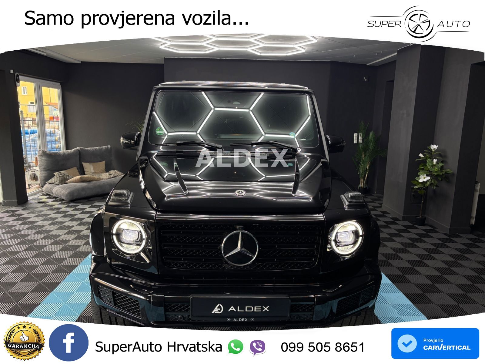 Mercedes G 500 Long V8 (422 KS) 4MATIC 9G-TRONIC Superior ACC+GR SJED+360+PANO