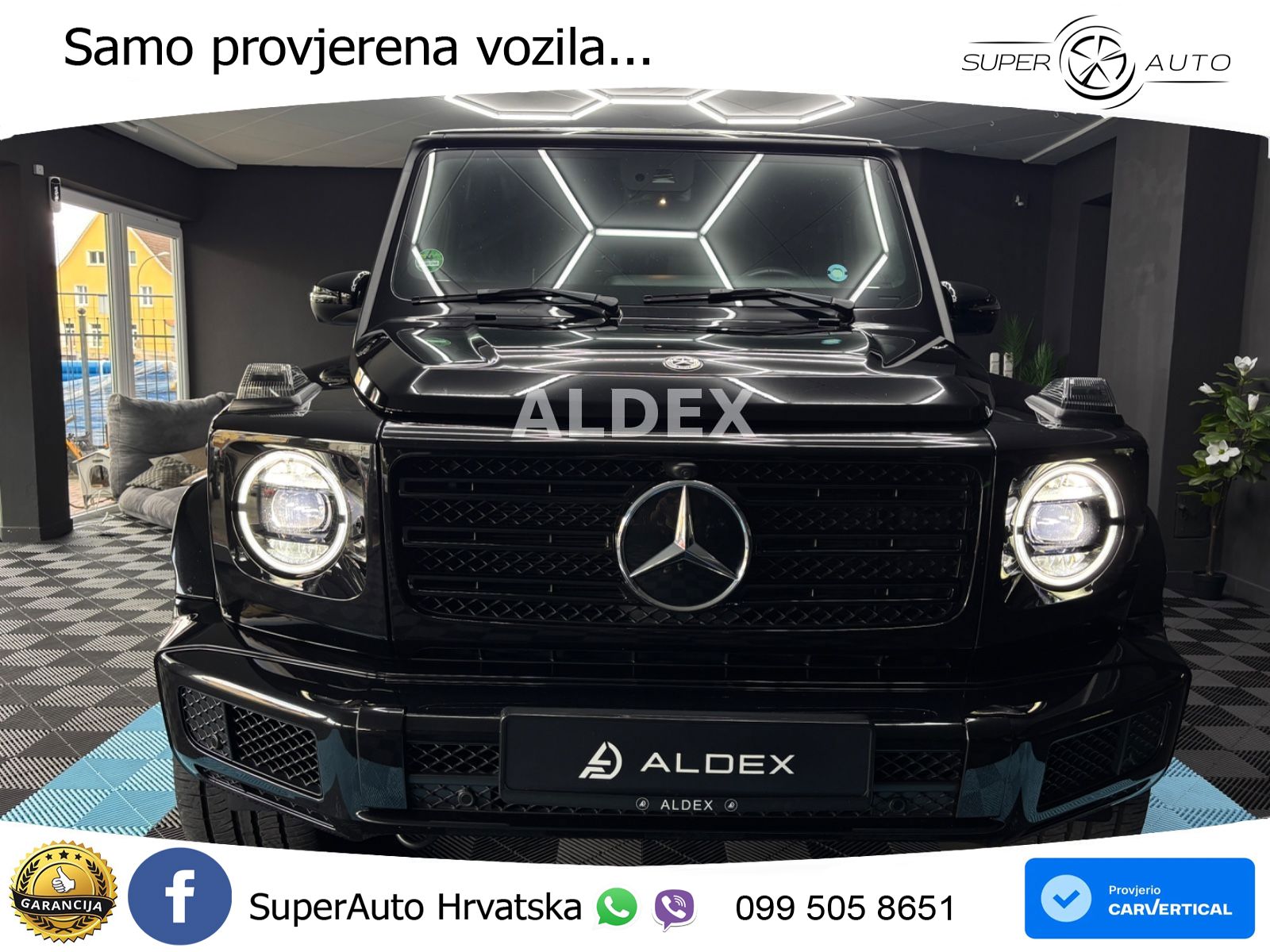 Mercedes G 500 Long V8 (422 KS) 4MATIC 9G-TRONIC Superior ACC+GR SJED+360+PANO