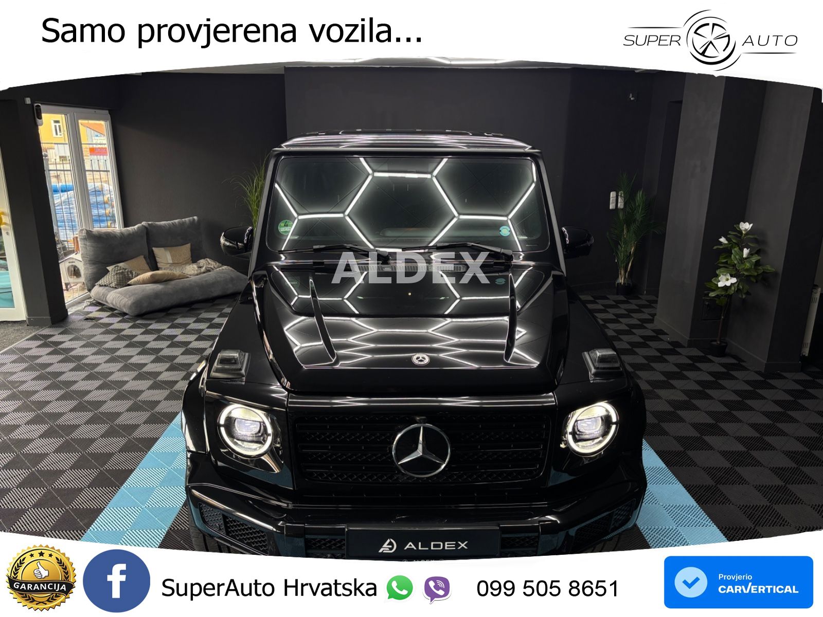 Mercedes G 500 Long V8 (422 KS) 4MATIC 9G-TRONIC Superior ACC+GR SJED+360+PANO