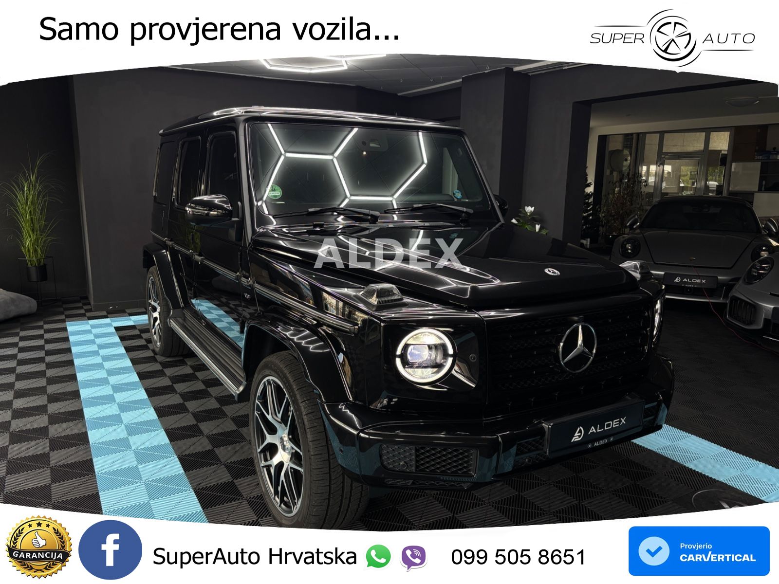 Mercedes G 500 Long V8 (422 KS) 4MATIC 9G-TRONIC Superior ACC+GR SJED+360+PANO