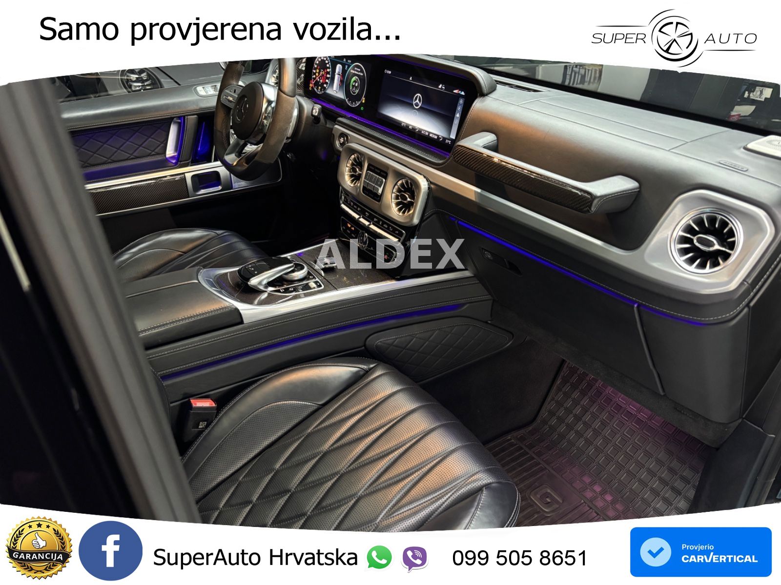 Mercedes G 500 Long V8 (422 KS) 4MATIC 9G-TRONIC Superior ACC+GR SJED+360+PANO