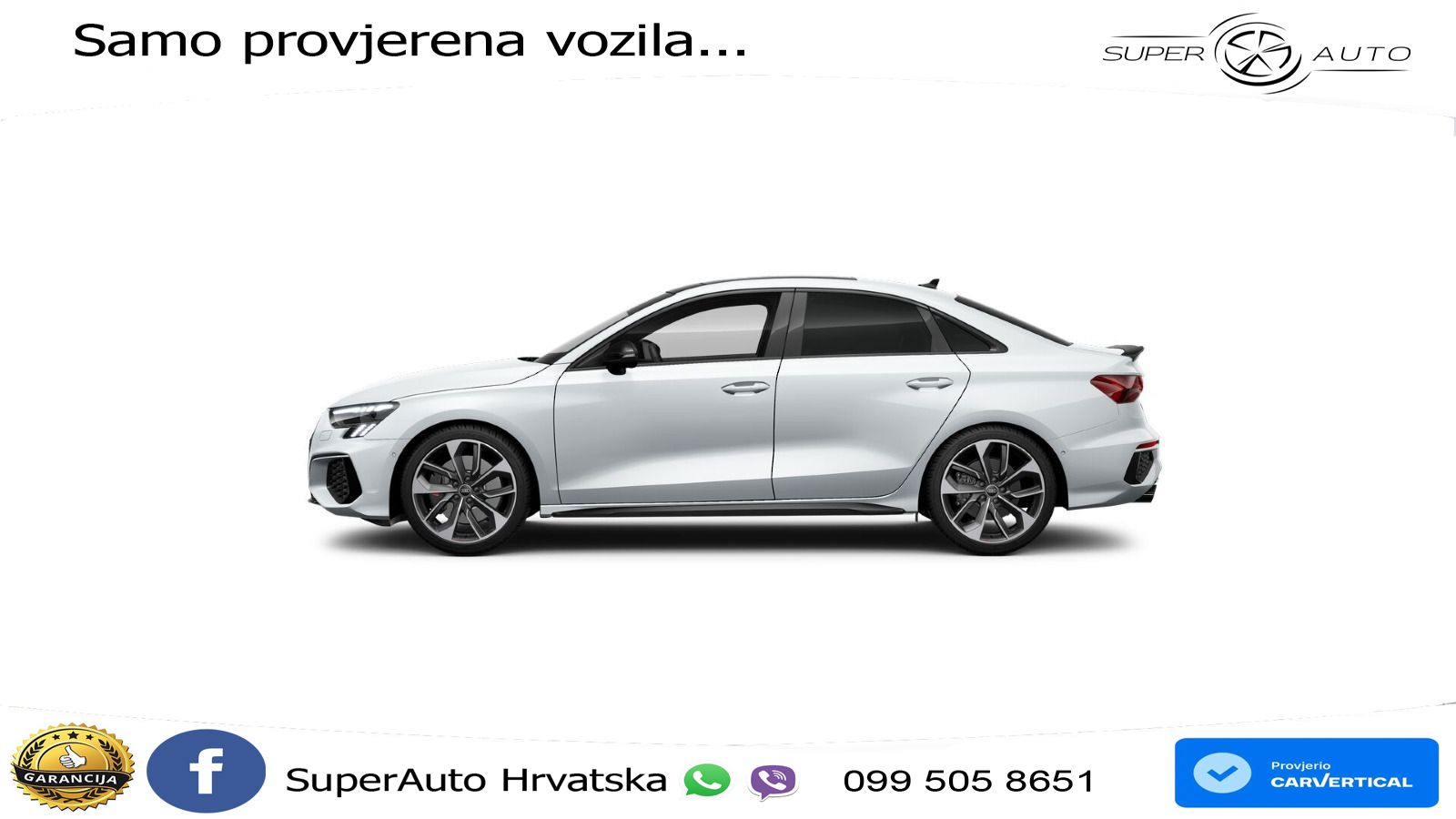 Audi S3 Limuzina 2.0 TFSI (310 KS) quattro S tronic MATRIX+GR SJED+KAM