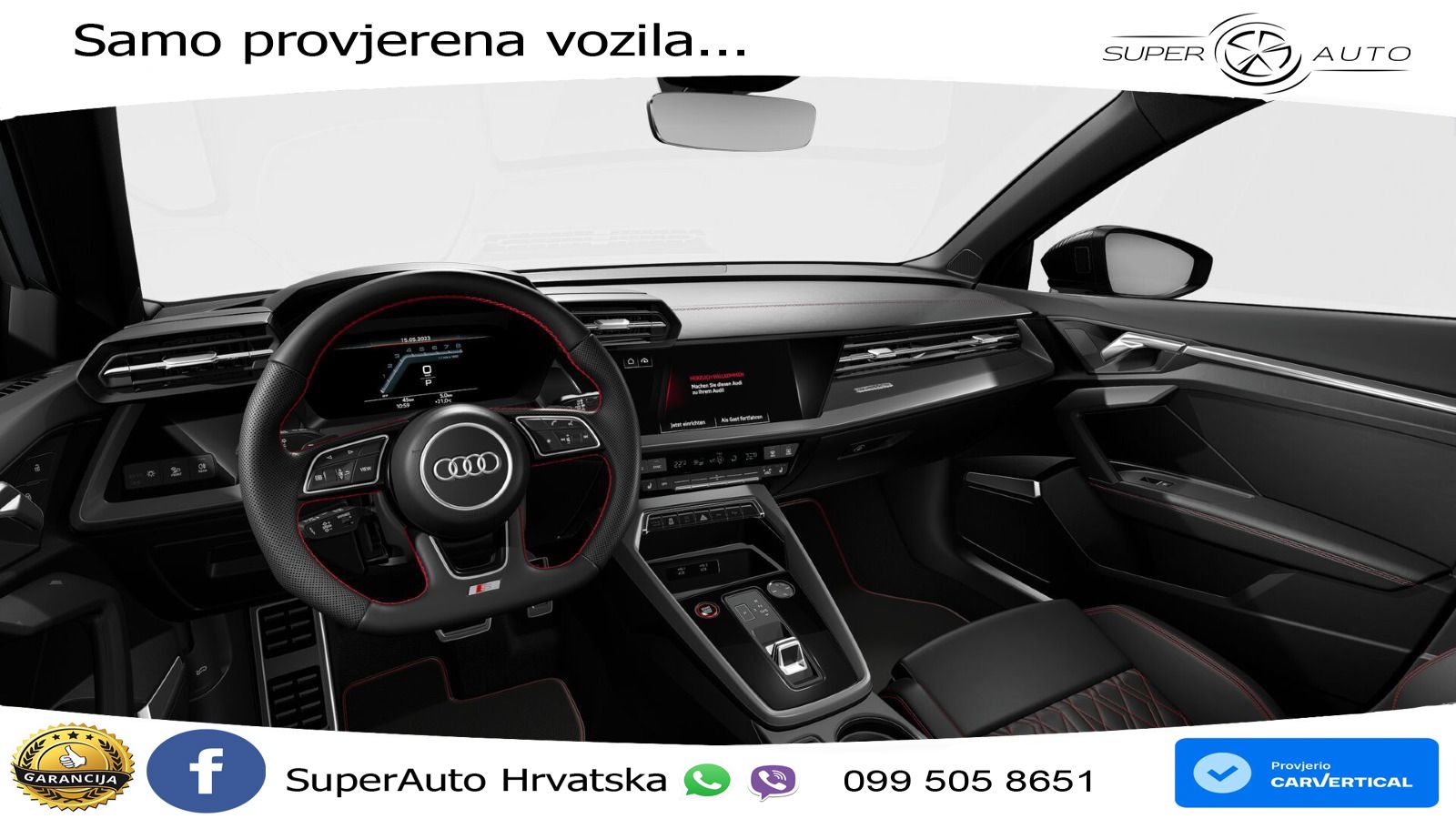 Audi S3 Limuzina 2.0 TFSI (310 KS) quattro S tronic MATRIX+GR SJED+KAM