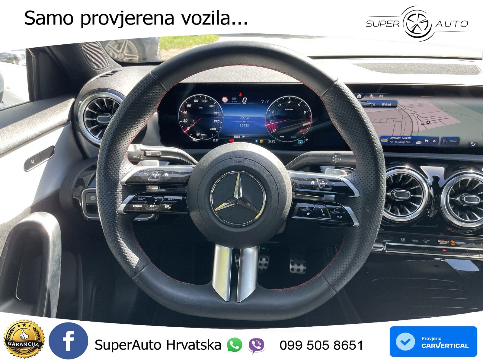 Mercedes-Benz A 180 7G-DCT AMG LED+GR SJED+ACC