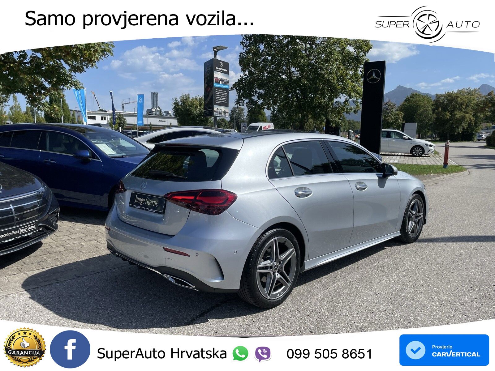 Mercedes-Benz A 180 7G-DCT AMG LED+GR SJED+ACC
