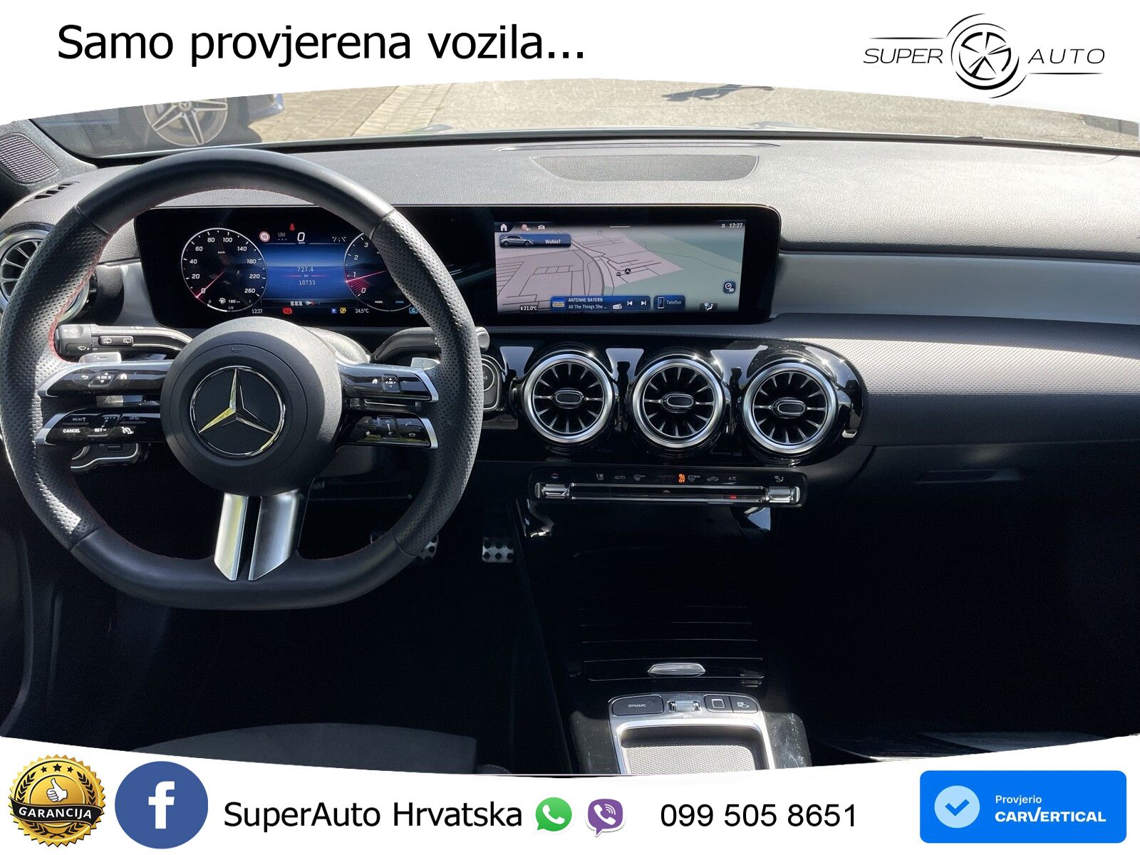 Mercedes-Benz A 180 7G-DCT AMG LED+GR SJED+ACC