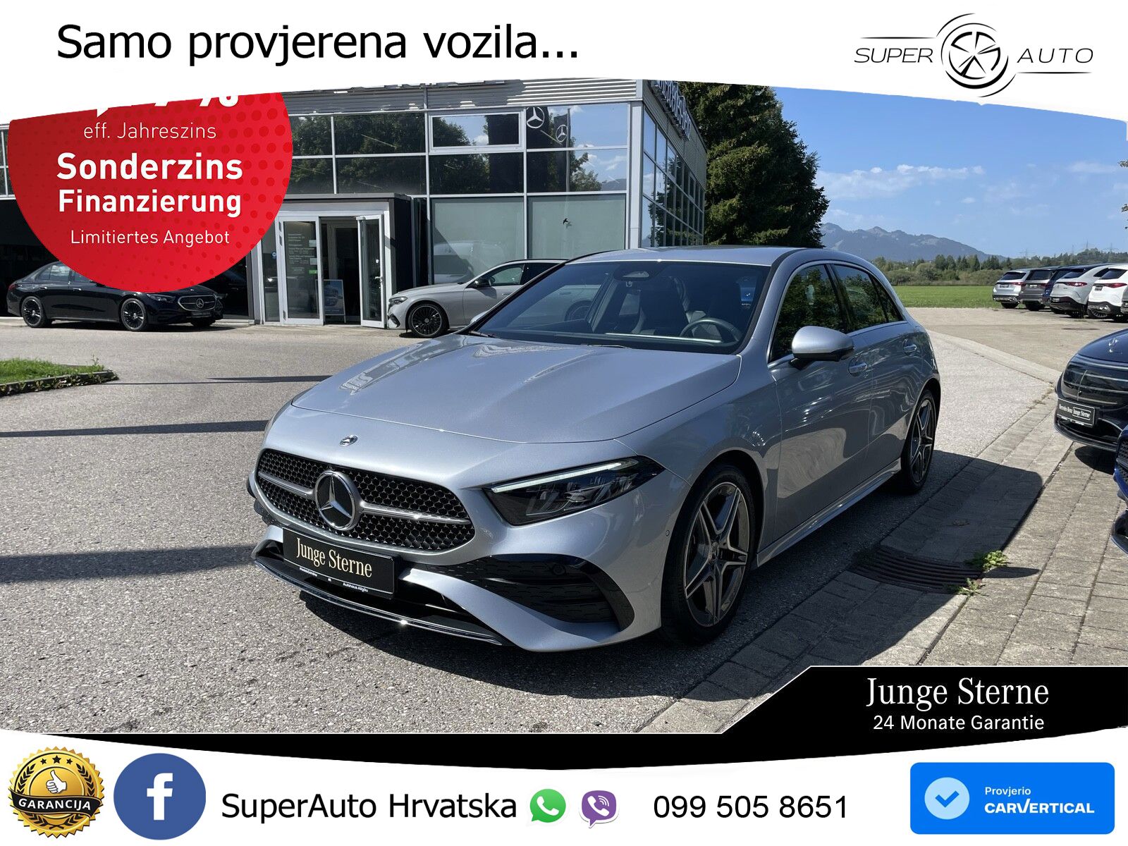 Mercedes-Benz A 180 7G-DCT AMG LED+GR SJED+ACC