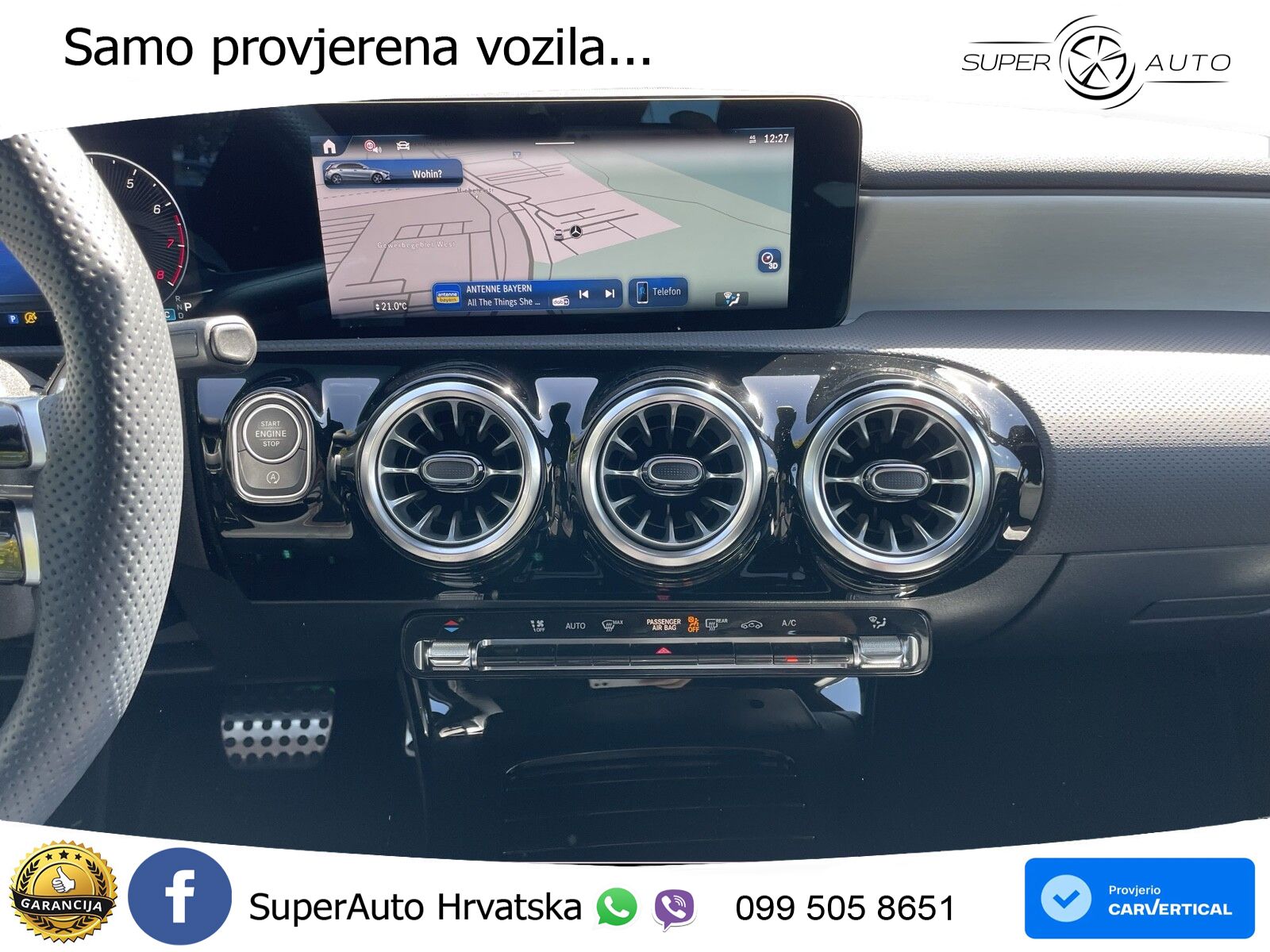 Mercedes-Benz A 180 7G-DCT AMG LED+GR SJED+ACC