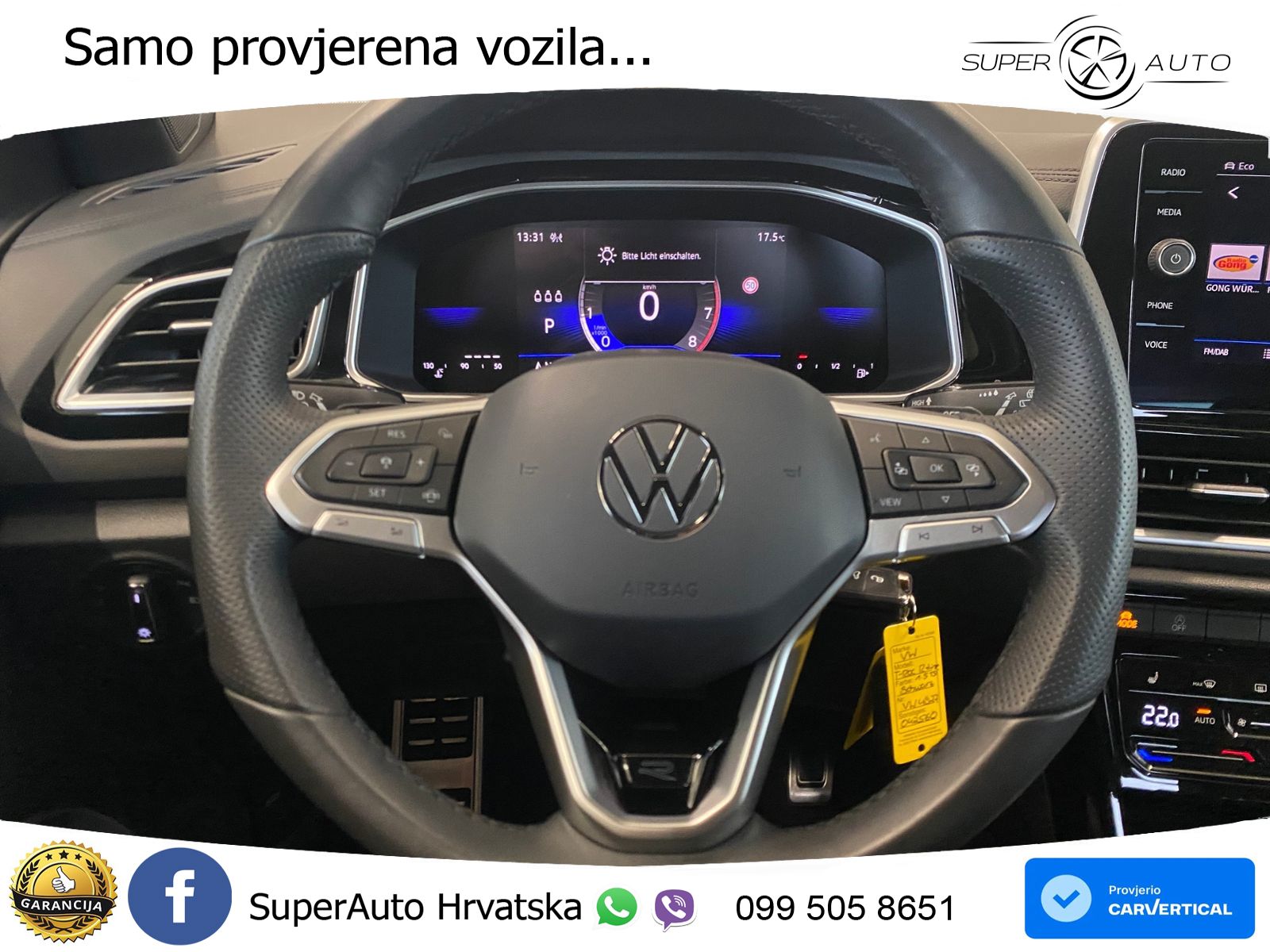Volkswagen T-Roc 1.5 TSI (150 KS) DSG R-Line LED+GR SJED+ACC