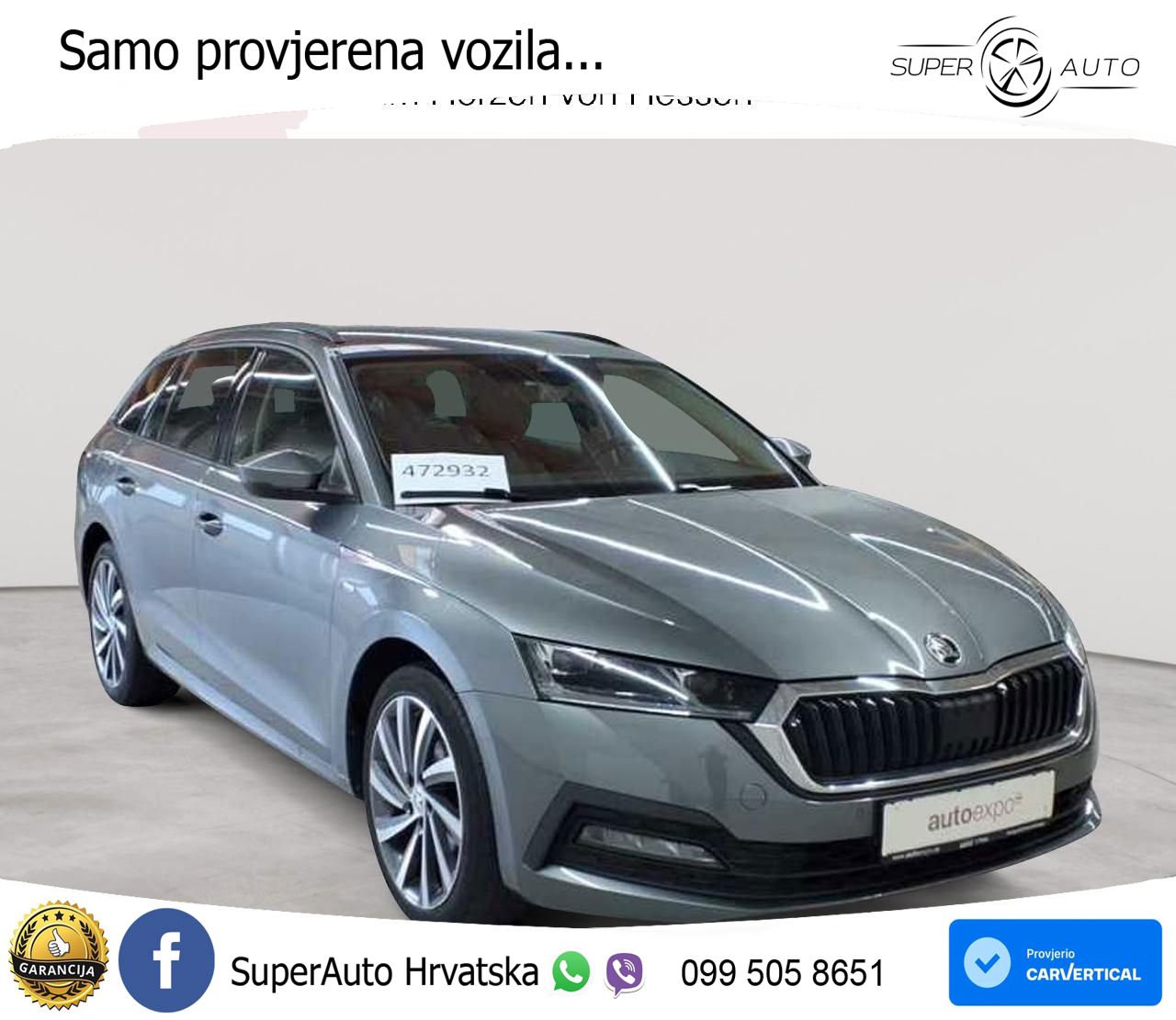 Škoda Octavia Combi 2.0 TDI (150 KS) DSG