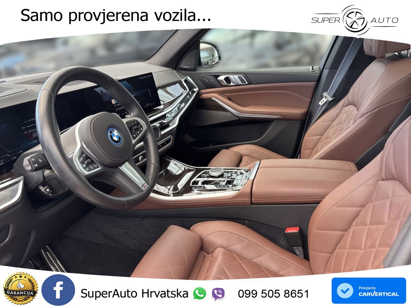 BMW X5 50e (489 KS) xDrive Steptronic M Sport ZRAČNI+ACC+GR SJED+KAM+PANO