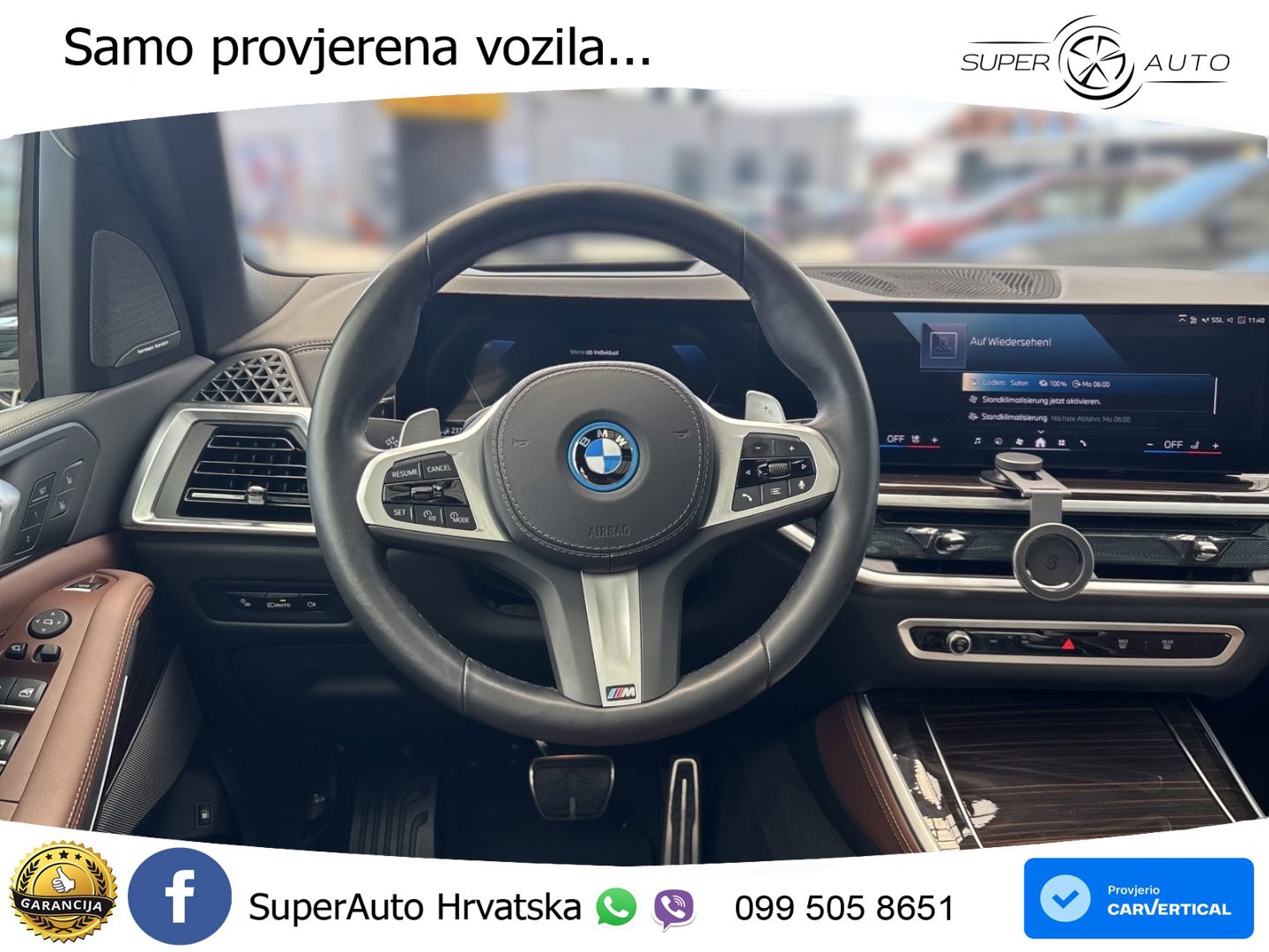 BMW X5 50e (489 KS) xDrive Steptronic M Sport ZRAČNI+ACC+GR SJED+KAM+PANO