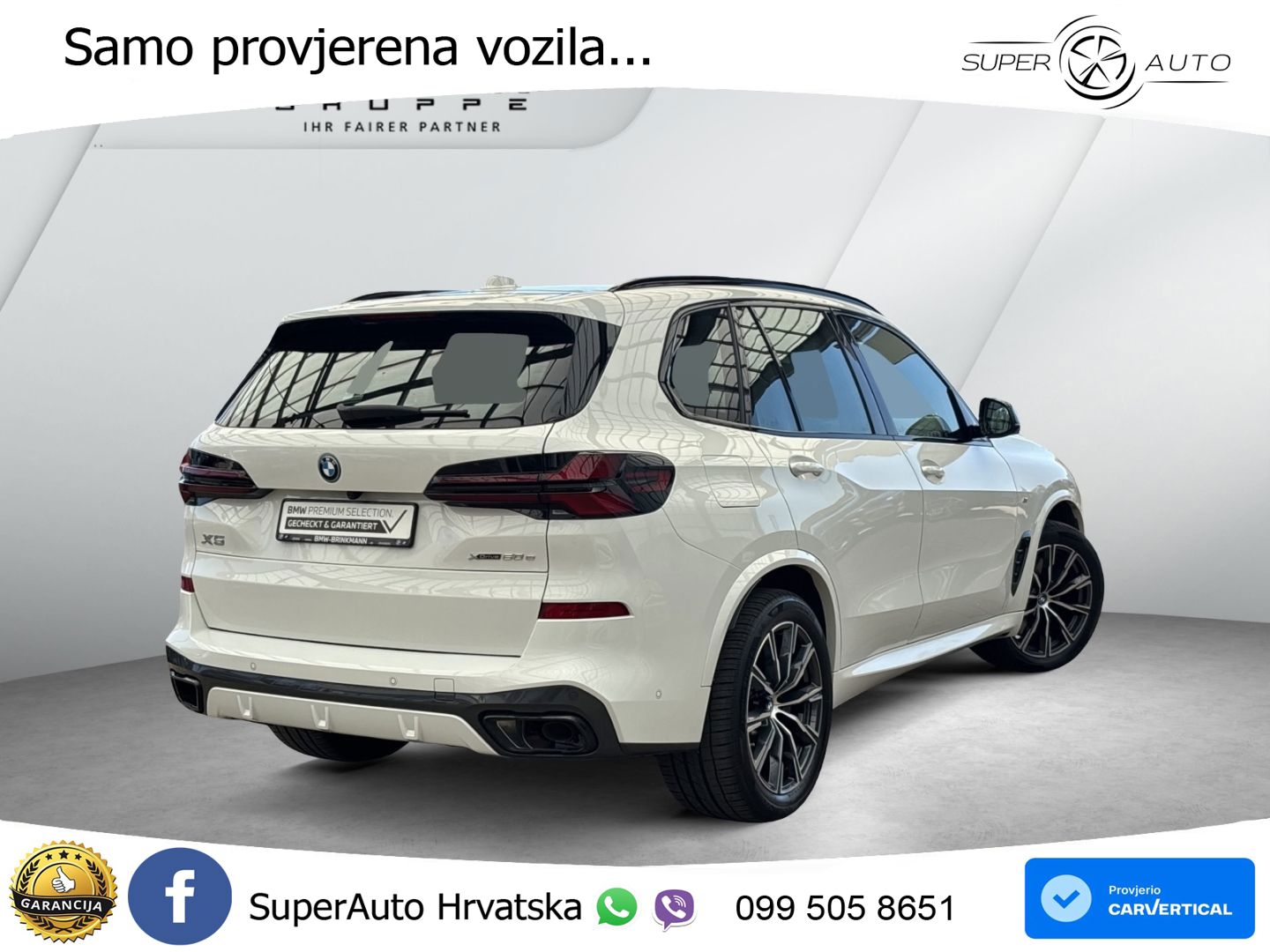 BMW X5 50e (489 KS) xDrive Steptronic M Sport ZRAČNI+ACC+GR SJED+KAM+PANO