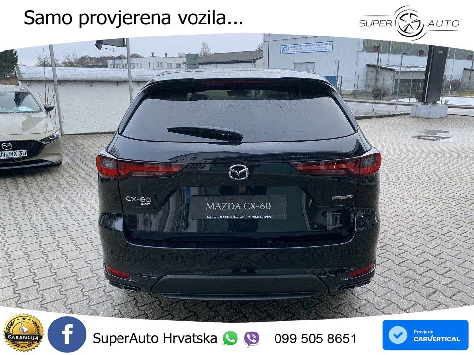 Mazda CX-60 3.3 e-Skyactiv D (254 KS) AWD Automatic MATRIX+GR SJED+KAM