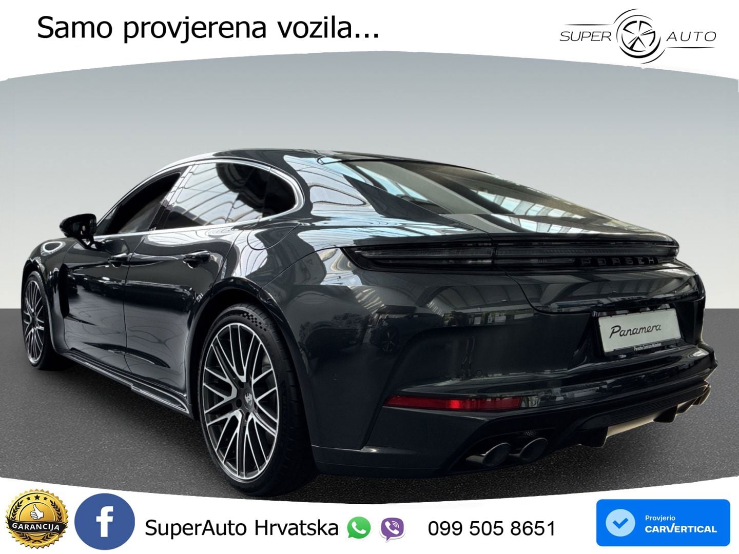 Porsche Panamera 4 2.9 V6 (470 KS) E-Hybrid PDK ZRAČNI+ACC+GR SJED+KAM+PANO
