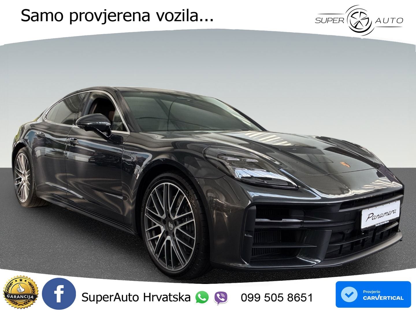 Porsche Panamera 4 2.9 V6 (470 KS) E-Hybrid PDK ZRAČNI+ACC+GR SJED+KAM+PANO