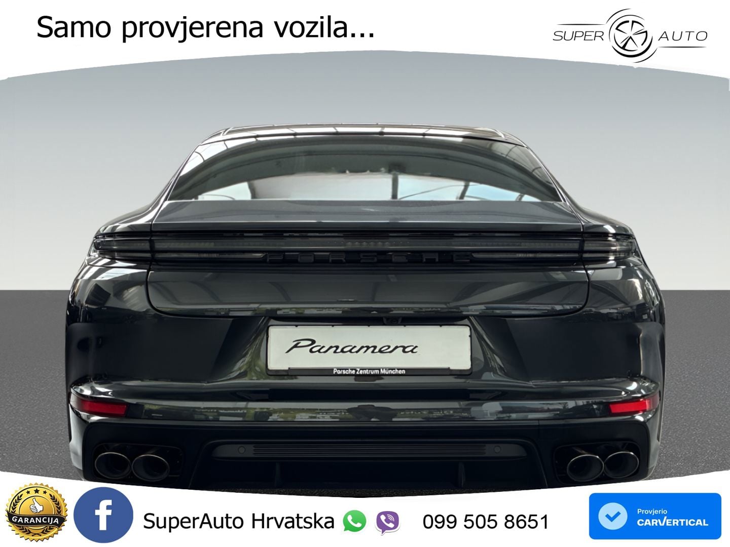 Porsche Panamera 4 2.9 V6 (470 KS) E-Hybrid PDK ZRAČNI+ACC+GR SJED+KAM+PANO