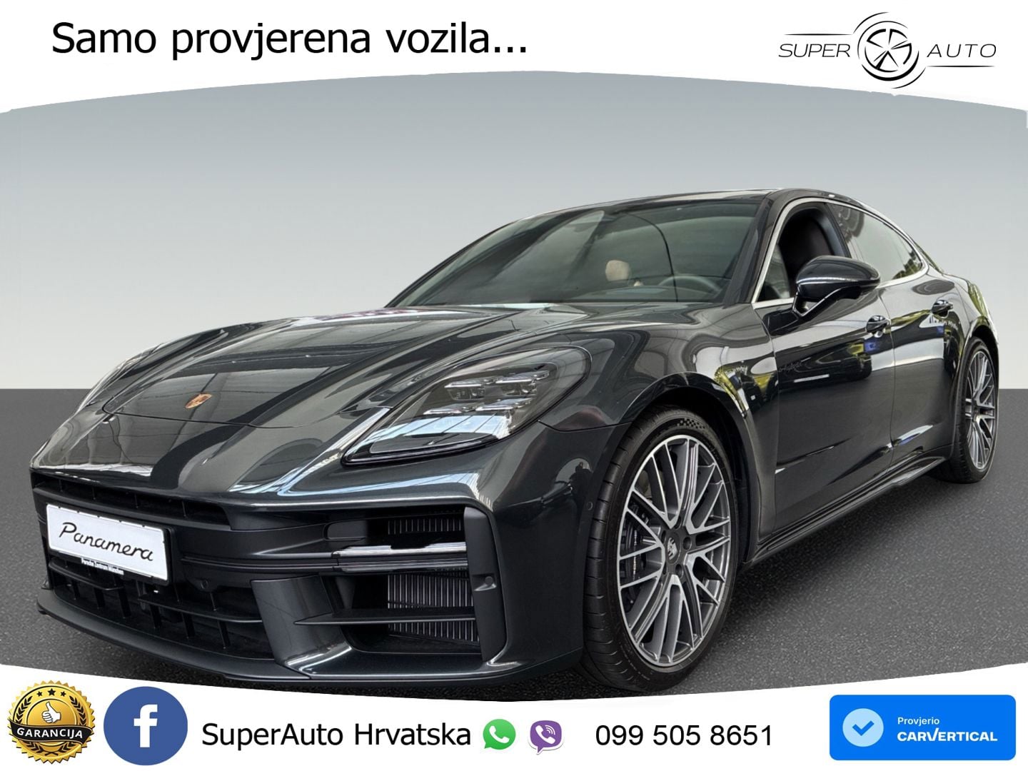 Porsche Panamera 4 2.9 V6 (470 KS) E-Hybrid PDK ZRAČNI+ACC+GR SJED+KAM+PANO