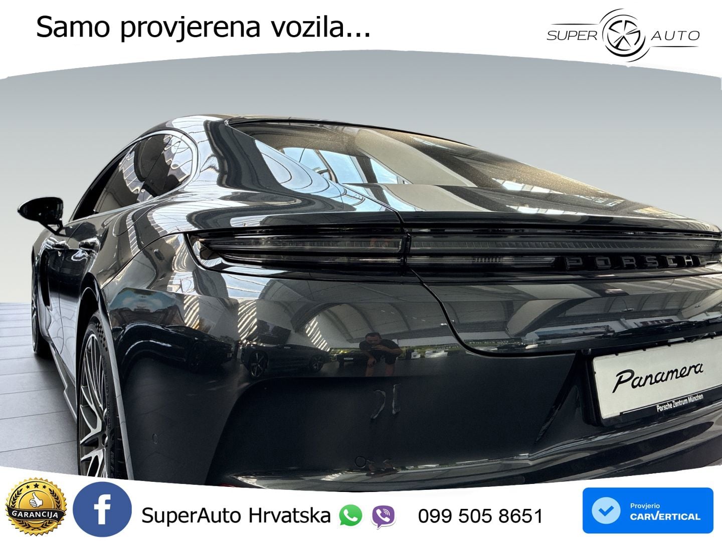 Porsche Panamera 4 2.9 V6 (470 KS) E-Hybrid PDK ZRAČNI+ACC+GR SJED+KAM+PANO