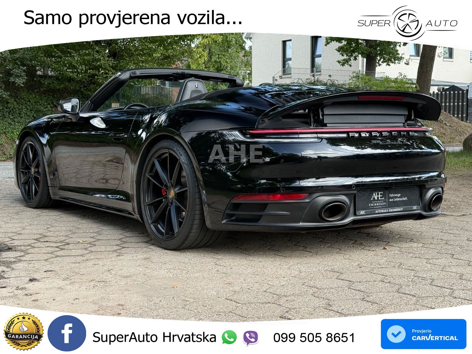 Porsche 911 Carrera S Cabriolet 3.0 (450 KS) PDK MATRIX+GR SJED+KAM