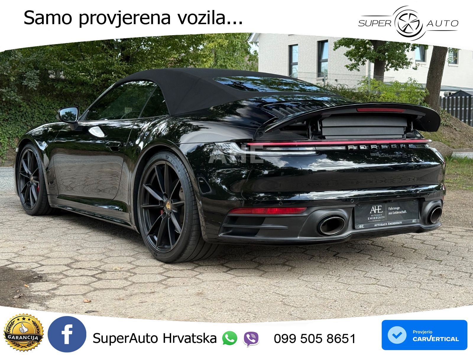 Porsche 911 Carrera S Cabriolet 3.0 (450 KS) PDK MATRIX+GR SJED+KAM