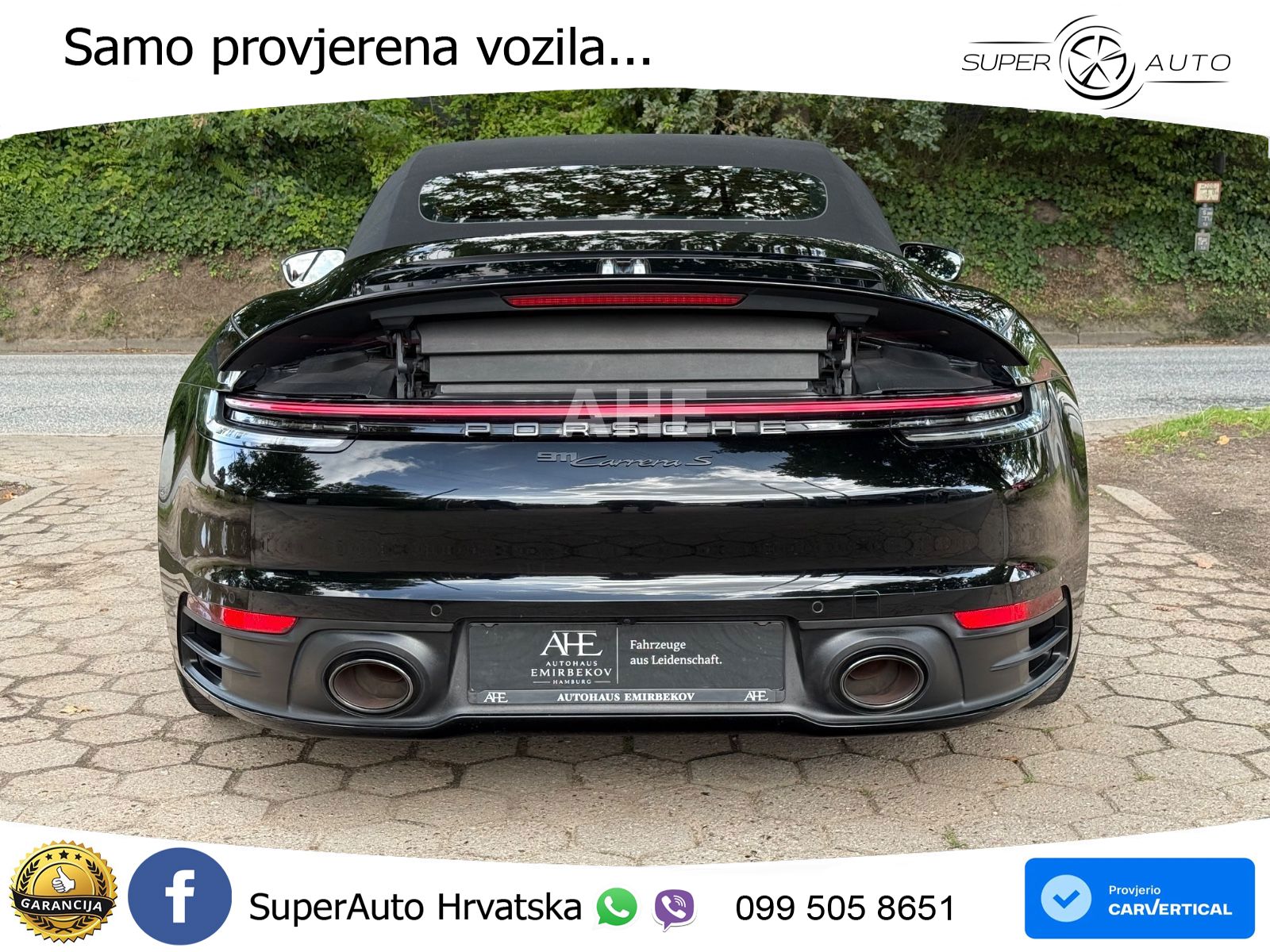 Porsche 911 Carrera S Cabriolet 3.0 (450 KS) PDK MATRIX+GR SJED+KAM