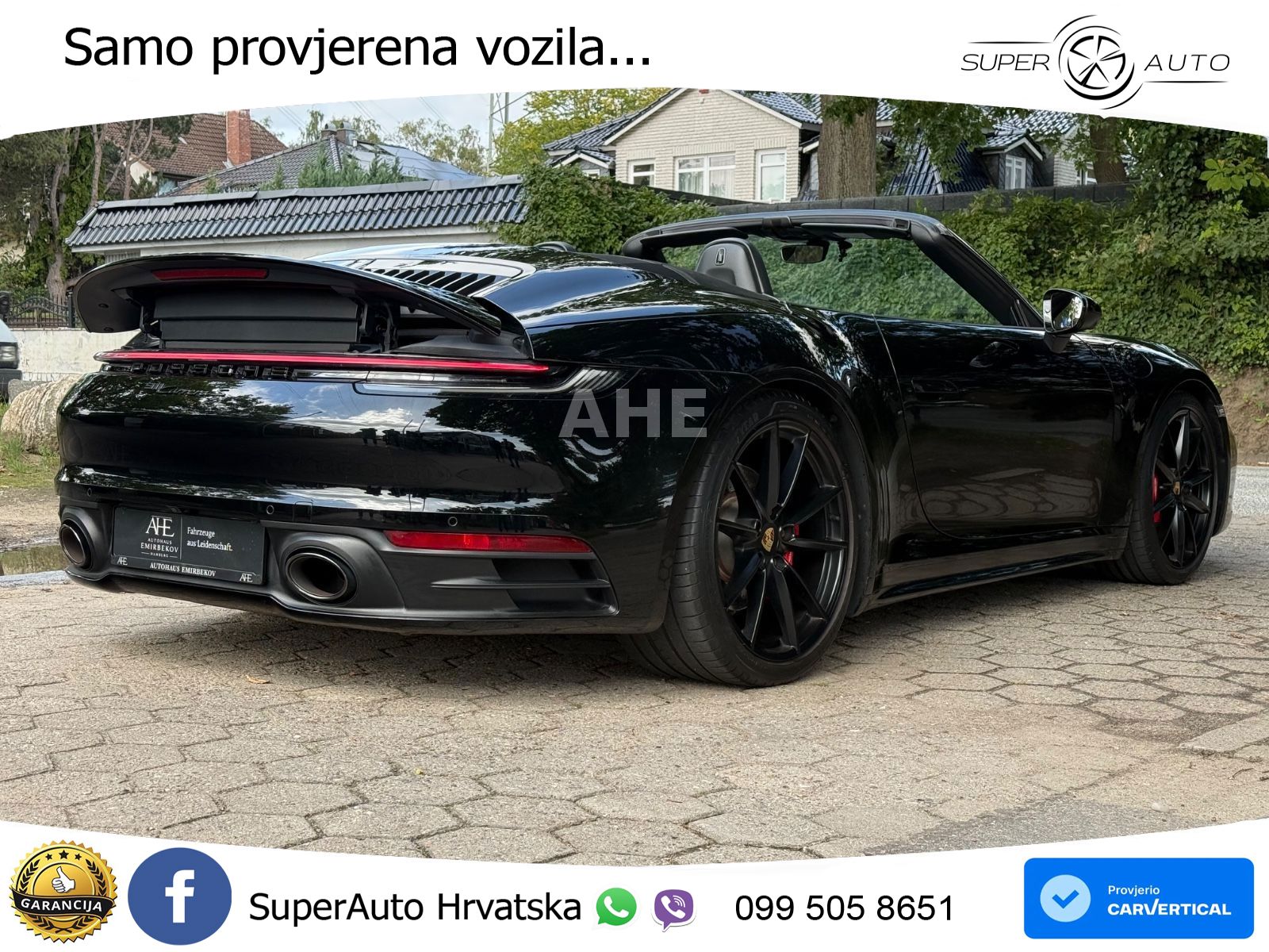 Porsche 911 Carrera S Cabriolet 3.0 (450 KS) PDK MATRIX+GR SJED+KAM