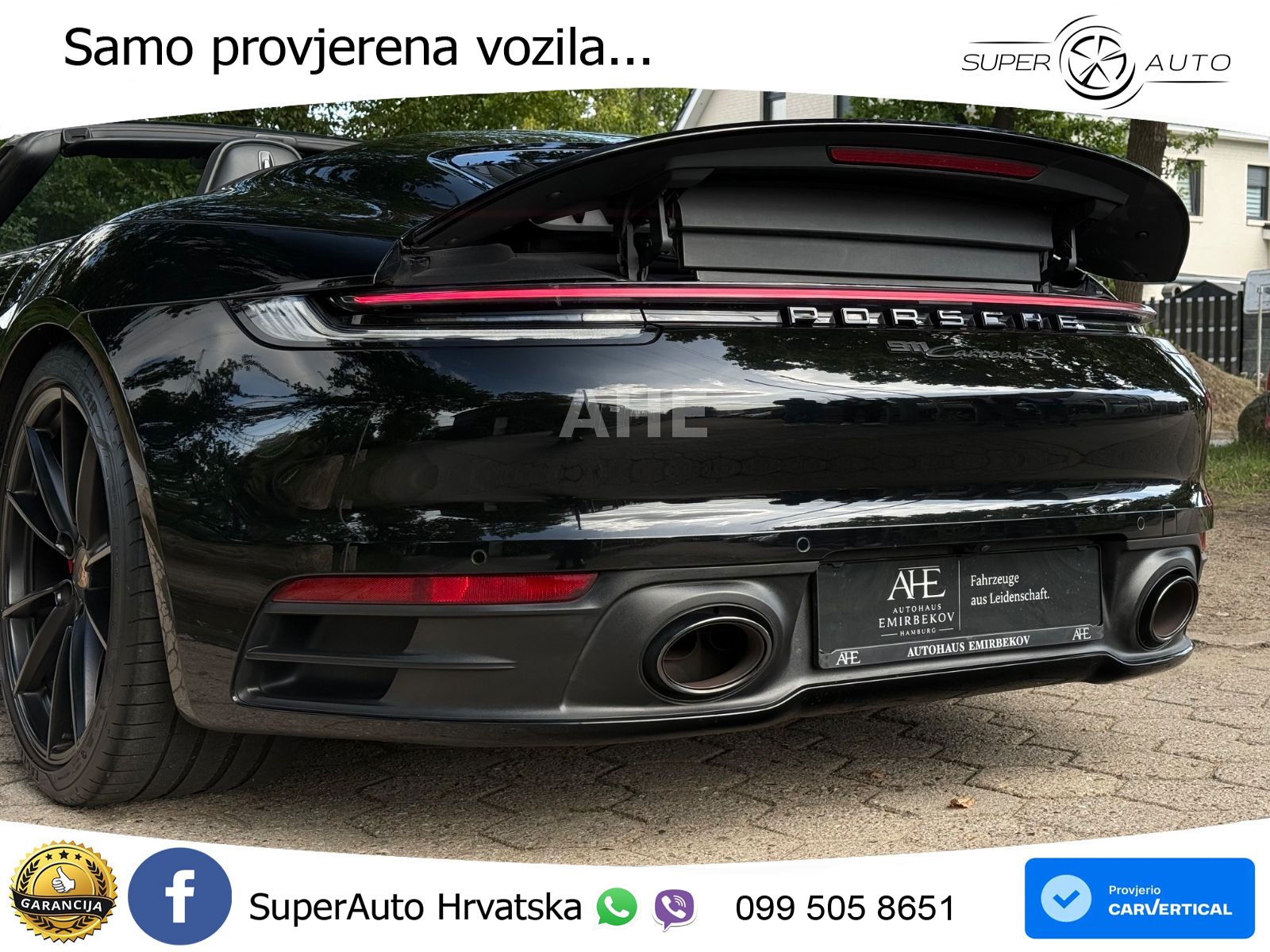 Porsche 911 Carrera S Cabriolet 3.0 (450 KS) PDK MATRIX+GR SJED+KAM