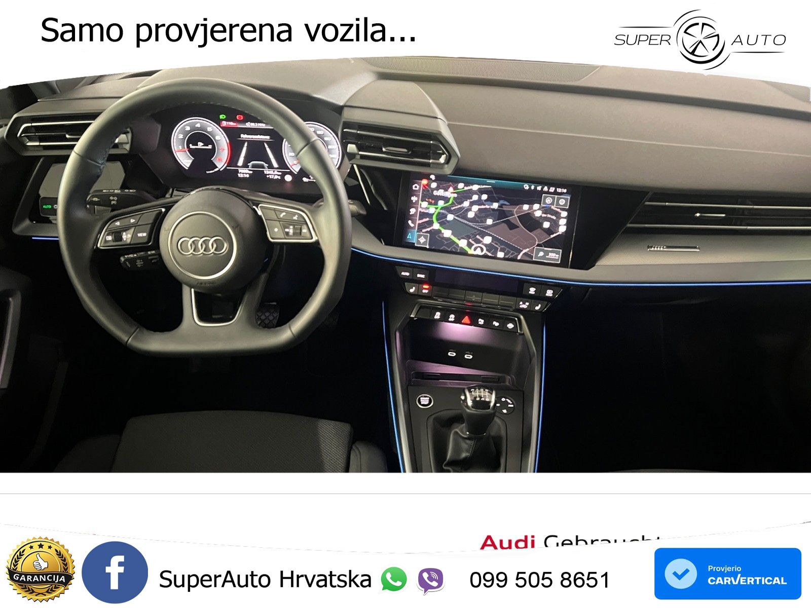 Audi A3 35 TFSI (150 KS) LED+GR SJED+ACC