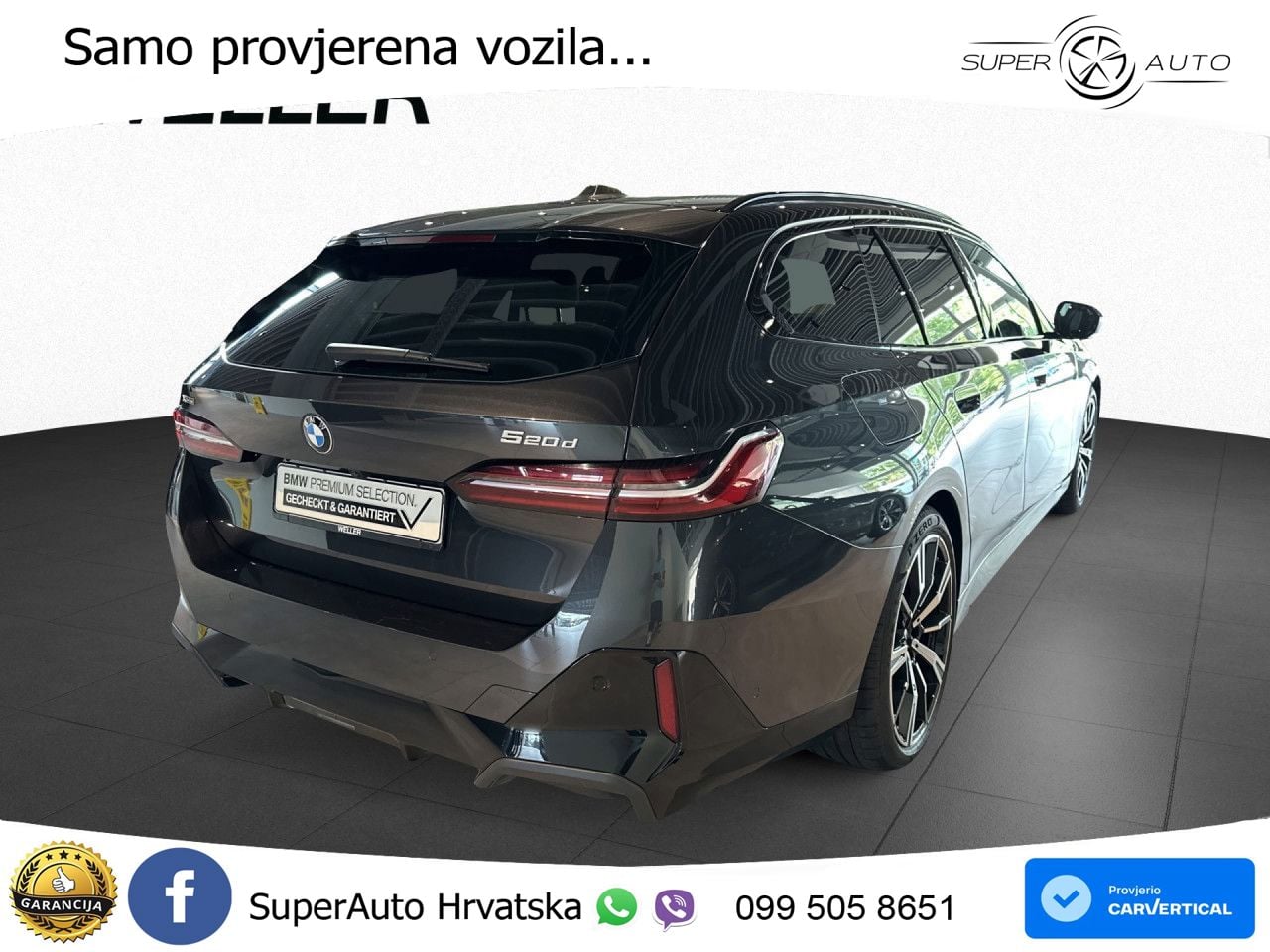 BMW 520d Touring (197 KS) xDrive Steptronic M Sport ACC+HEAD+4xGR SJED+360+PANO