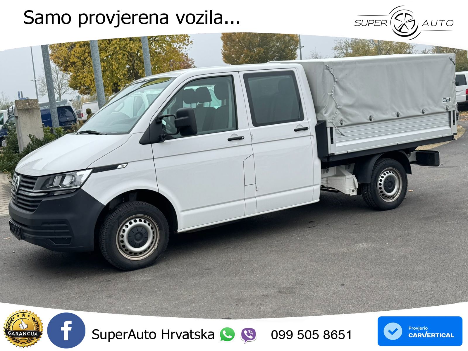 Volkswagen T6.1 Transporter Doka/Pritsche 4Motion AHK*Stand 150 KS