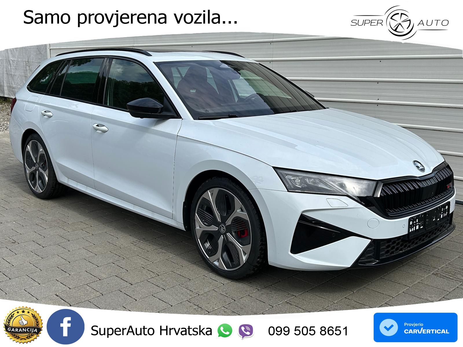 Škoda Octavia Combi RS 2.0 TSI (265 KS) DSG MATRIX+GR SJED+KAM