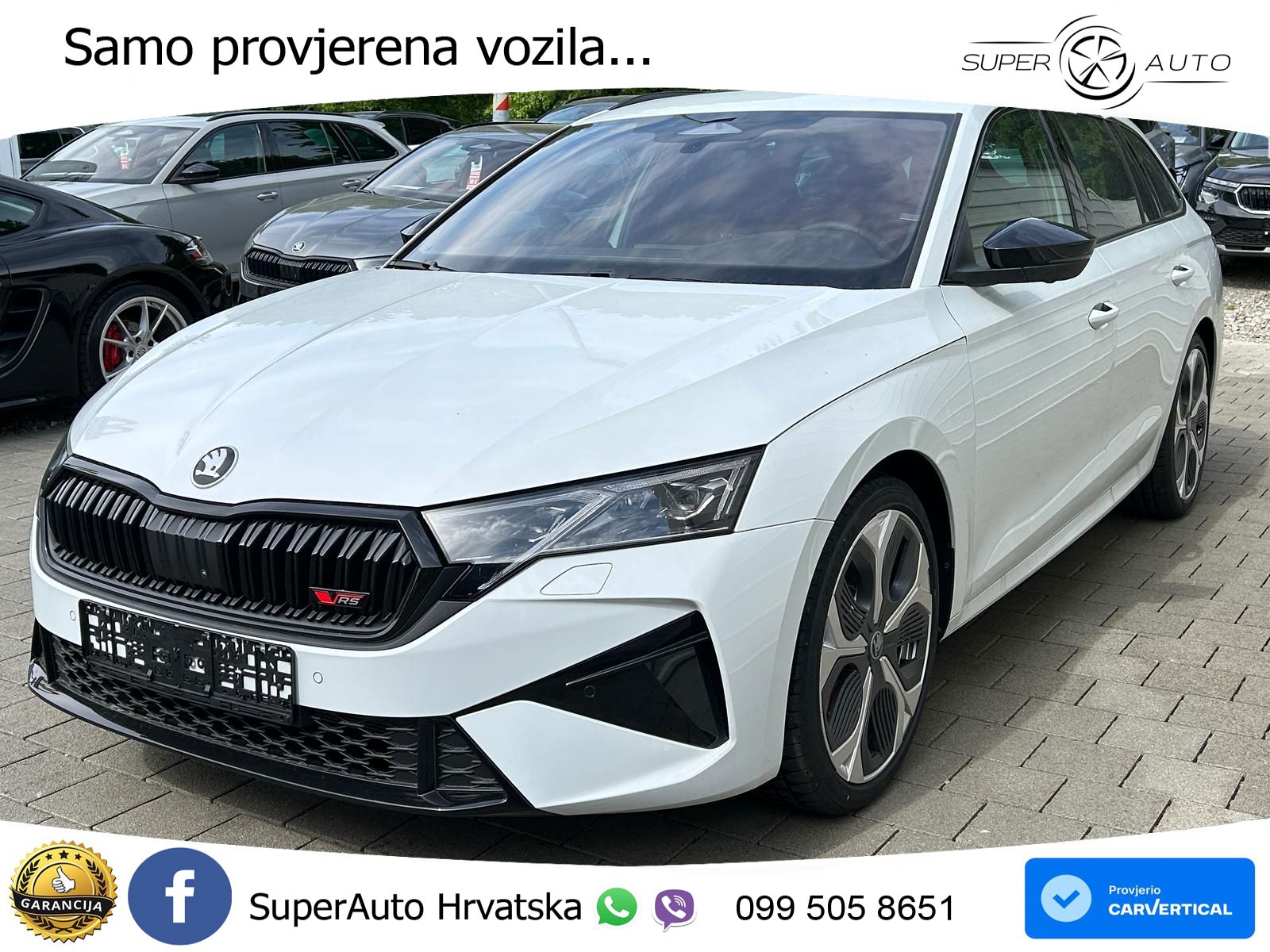 Škoda Octavia Combi RS 2.0 TSI (265 KS) DSG MATRIX+GR SJED+KAM