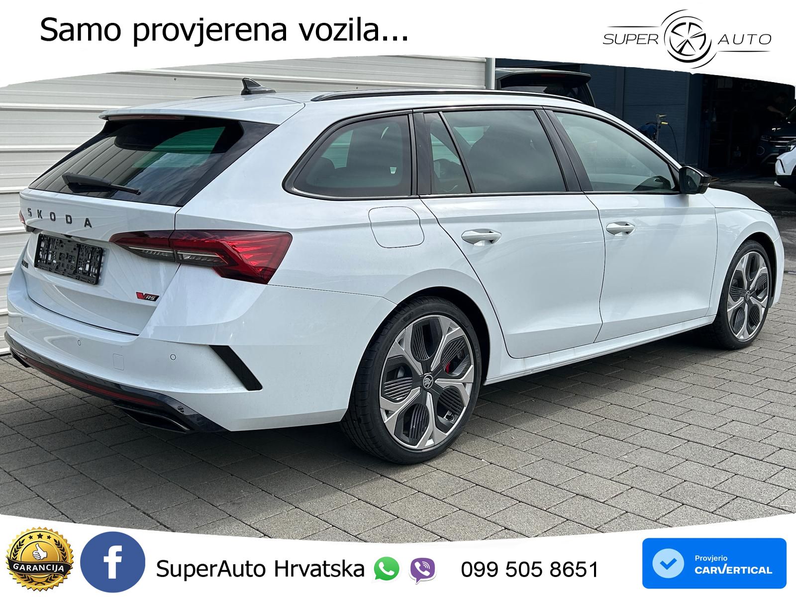 Škoda Octavia Combi RS 2.0 TSI (265 KS) DSG MATRIX+GR SJED+KAM