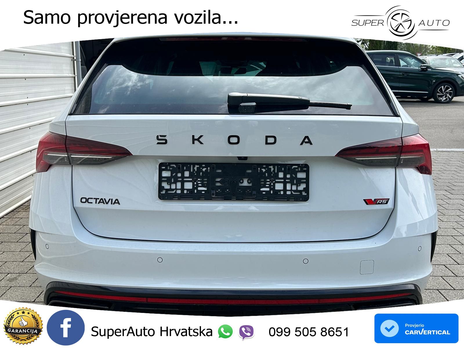 Škoda Octavia Combi RS 2.0 TSI (265 KS) DSG MATRIX+GR SJED+KAM
