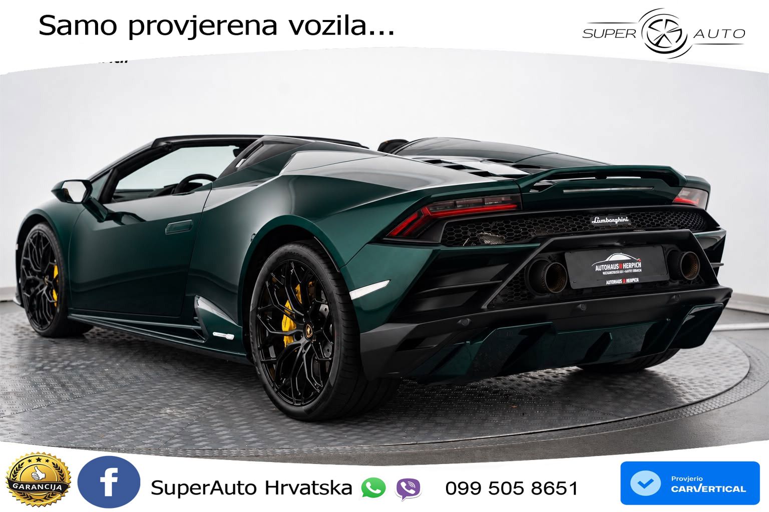 Lamborghini Huracan EVO Spyder 5.2 V10 (610 KS) LDF