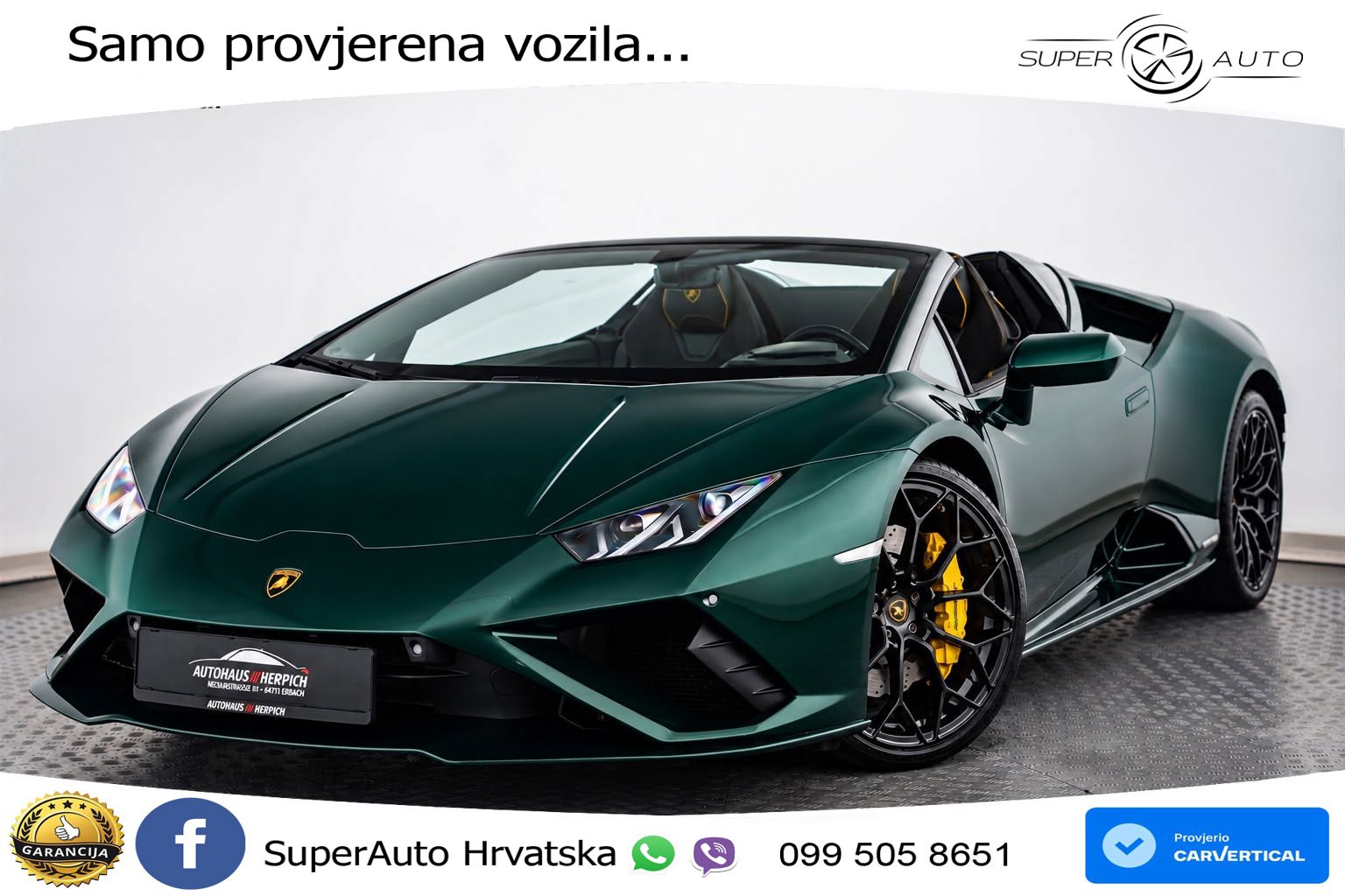 Lamborghini Huracan EVO Spyder 5.2 V10 (610 KS) LDF