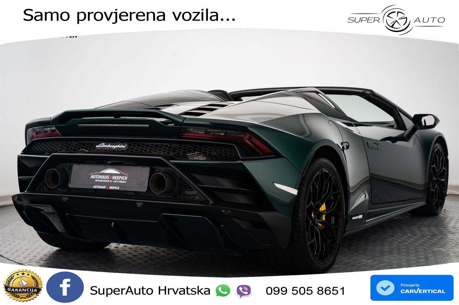 Lamborghini Huracan EVO Spyder 5.2 V10 (610 KS) LDF
