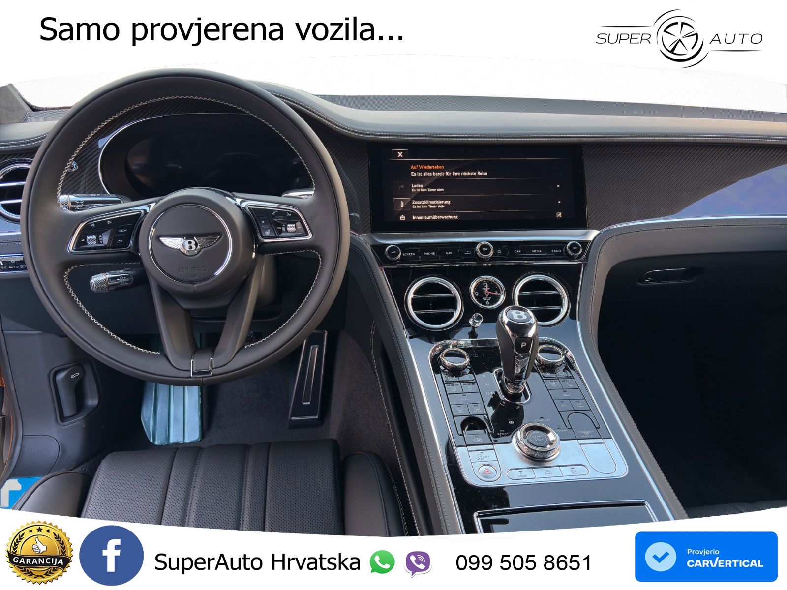 Bentley Continental GT IV 4.0 V8 TFSi (680 KS) AWD DCT ZRAČNI+ACC+GR SJED+360