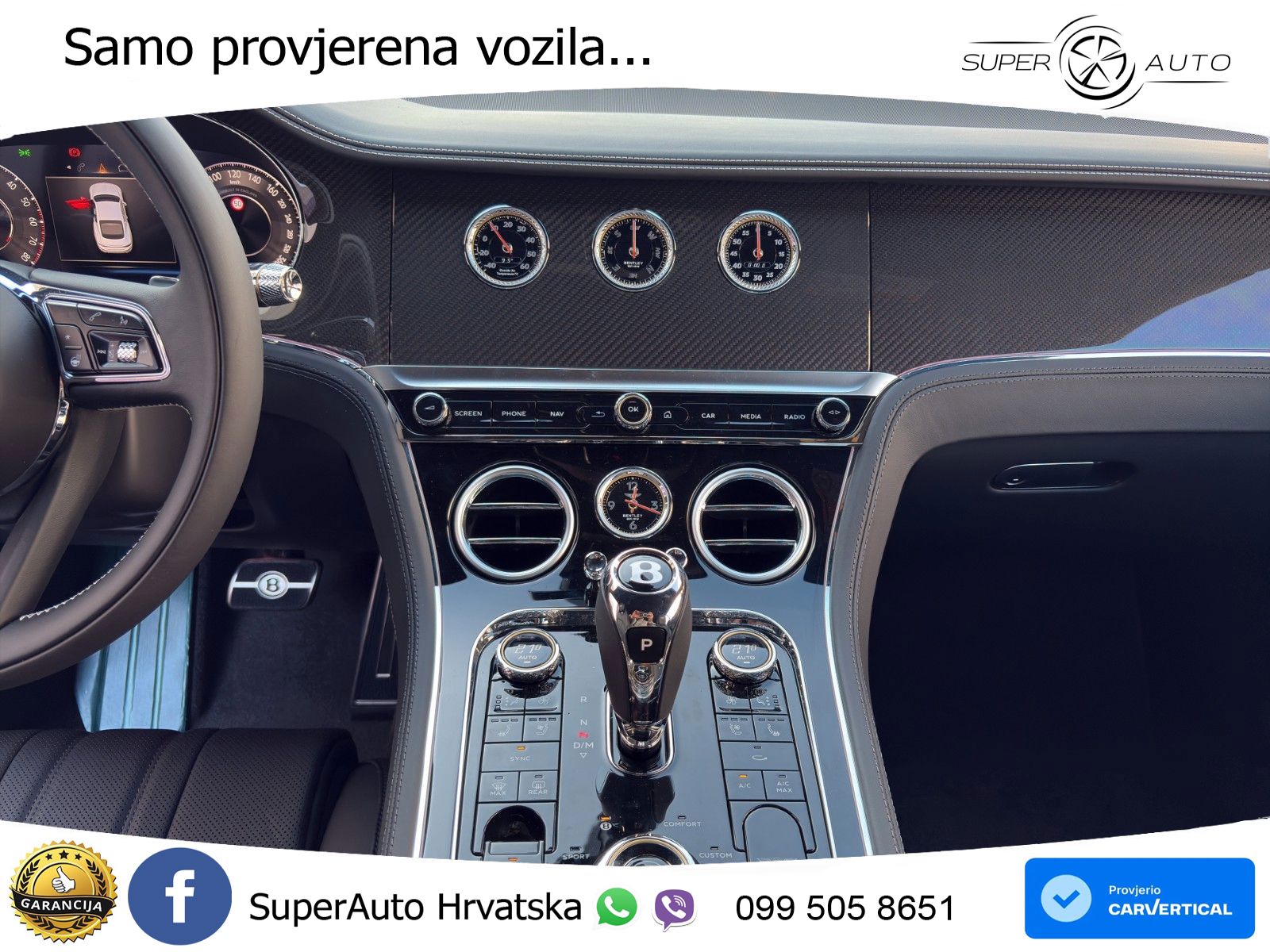 Bentley Continental GT IV 4.0 V8 TFSi (680 KS) AWD DCT ZRAČNI+ACC+GR SJED+360