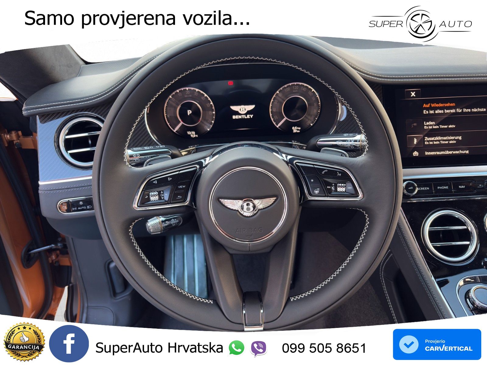 Bentley Continental GT IV 4.0 V8 TFSi (680 KS) AWD DCT ZRAČNI+ACC+GR SJED+360