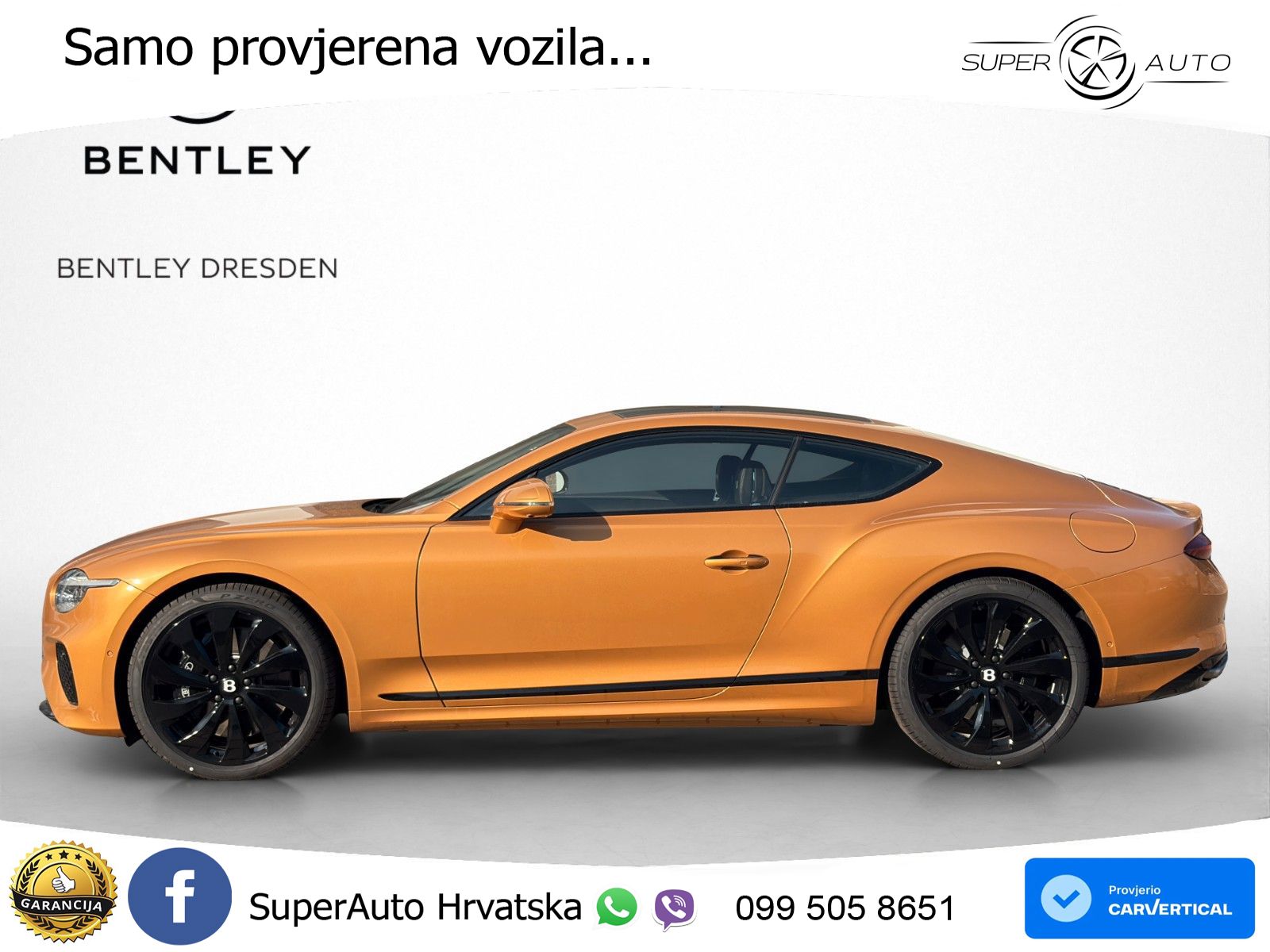 Bentley Continental GT IV 4.0 V8 TFSi (680 KS) AWD DCT ZRAČNI+ACC+GR SJED+360